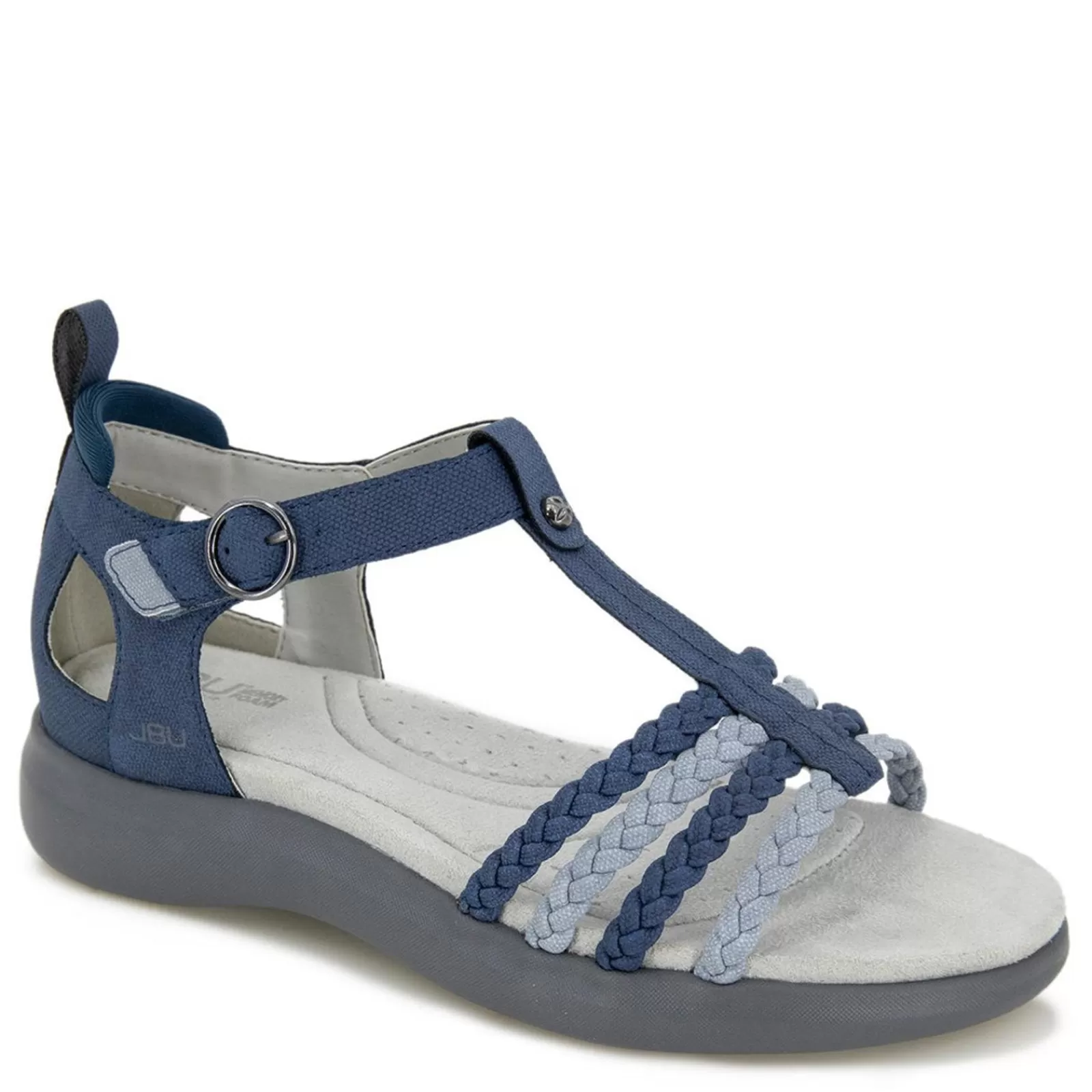 Cheap JBU by Jambu Women's , Prague Sandal Denim/Stone