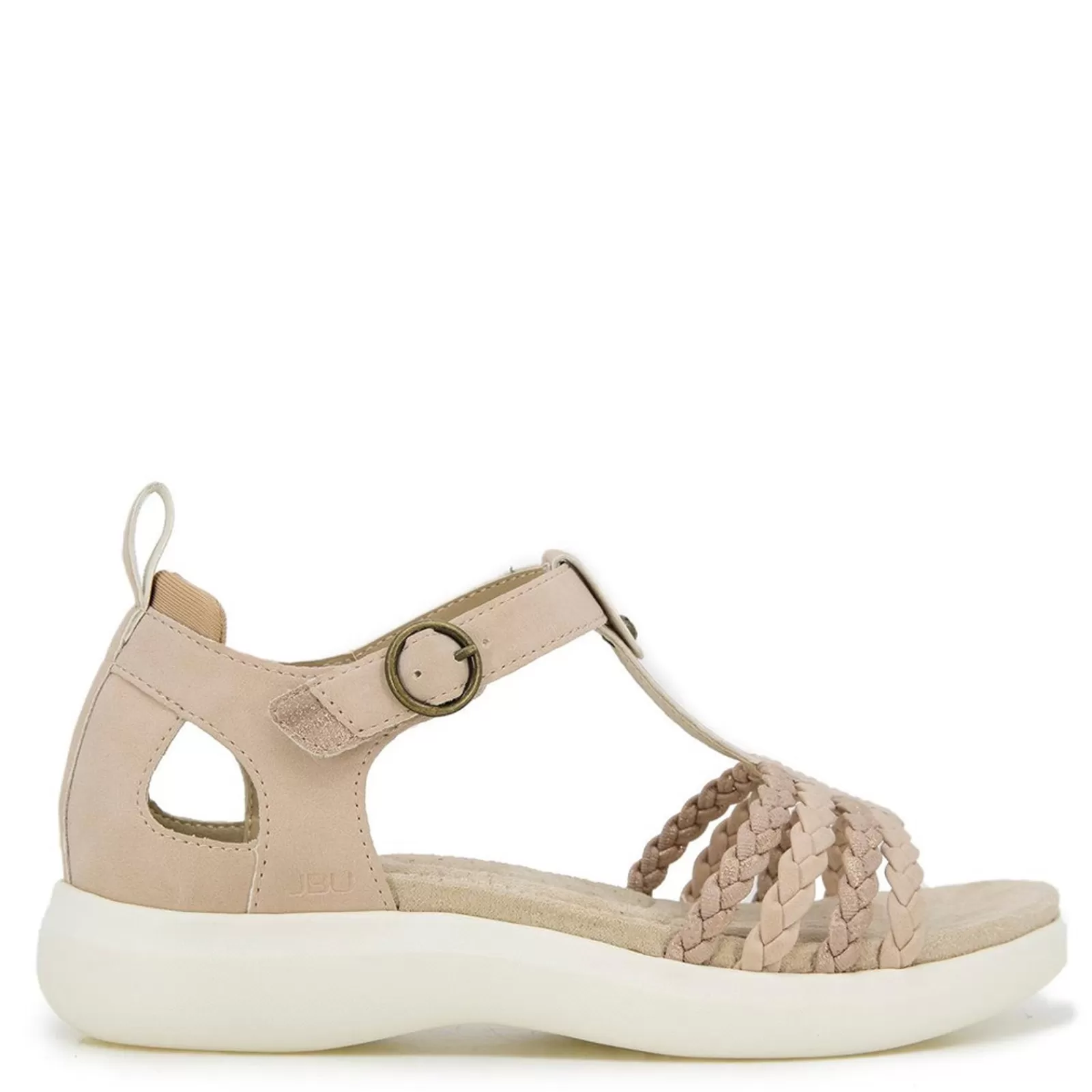 Outlet JBU by Jambu Women's , Prague Sandal Light Beige/Tan