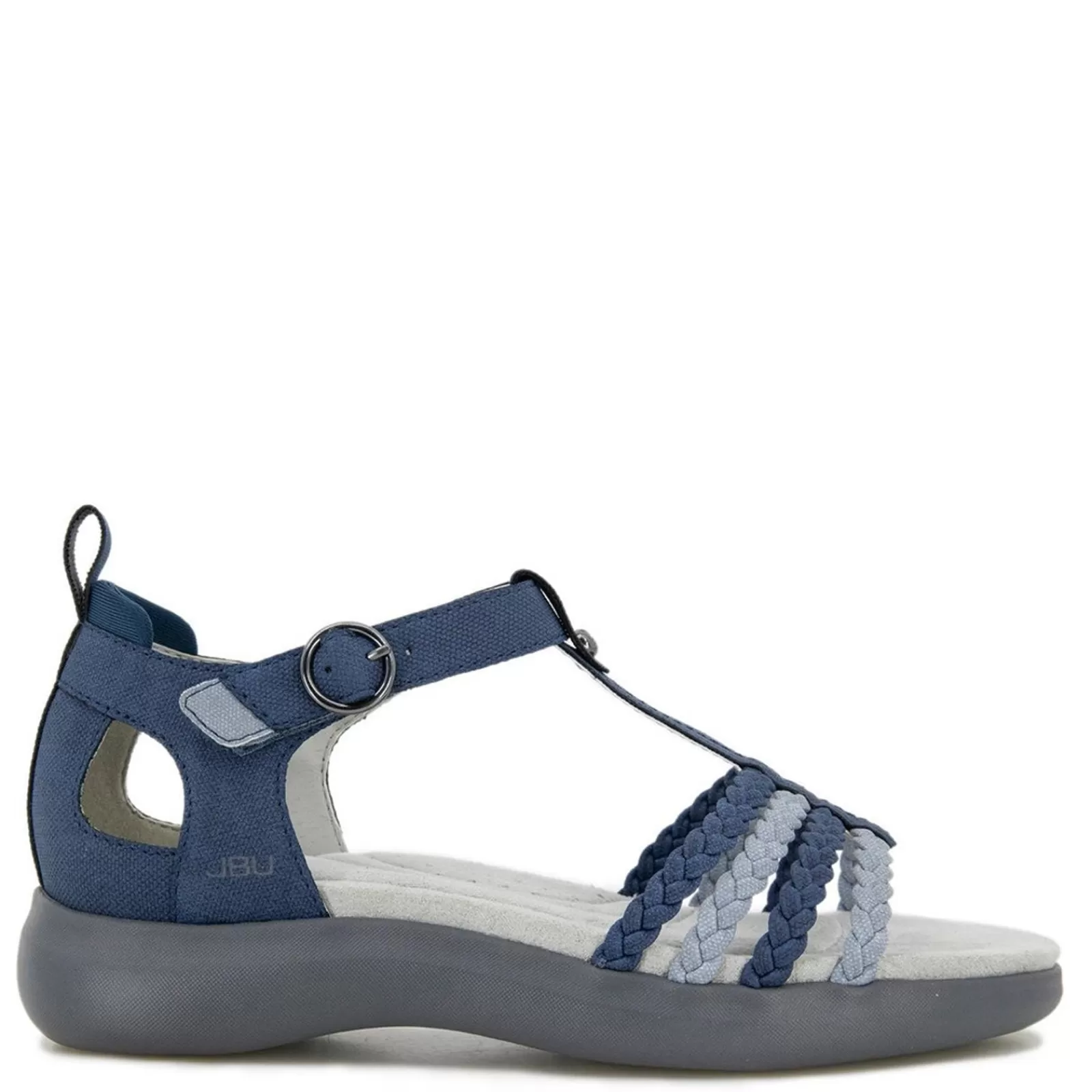 Cheap JBU by Jambu Women's , Prague Sandal Denim/Stone