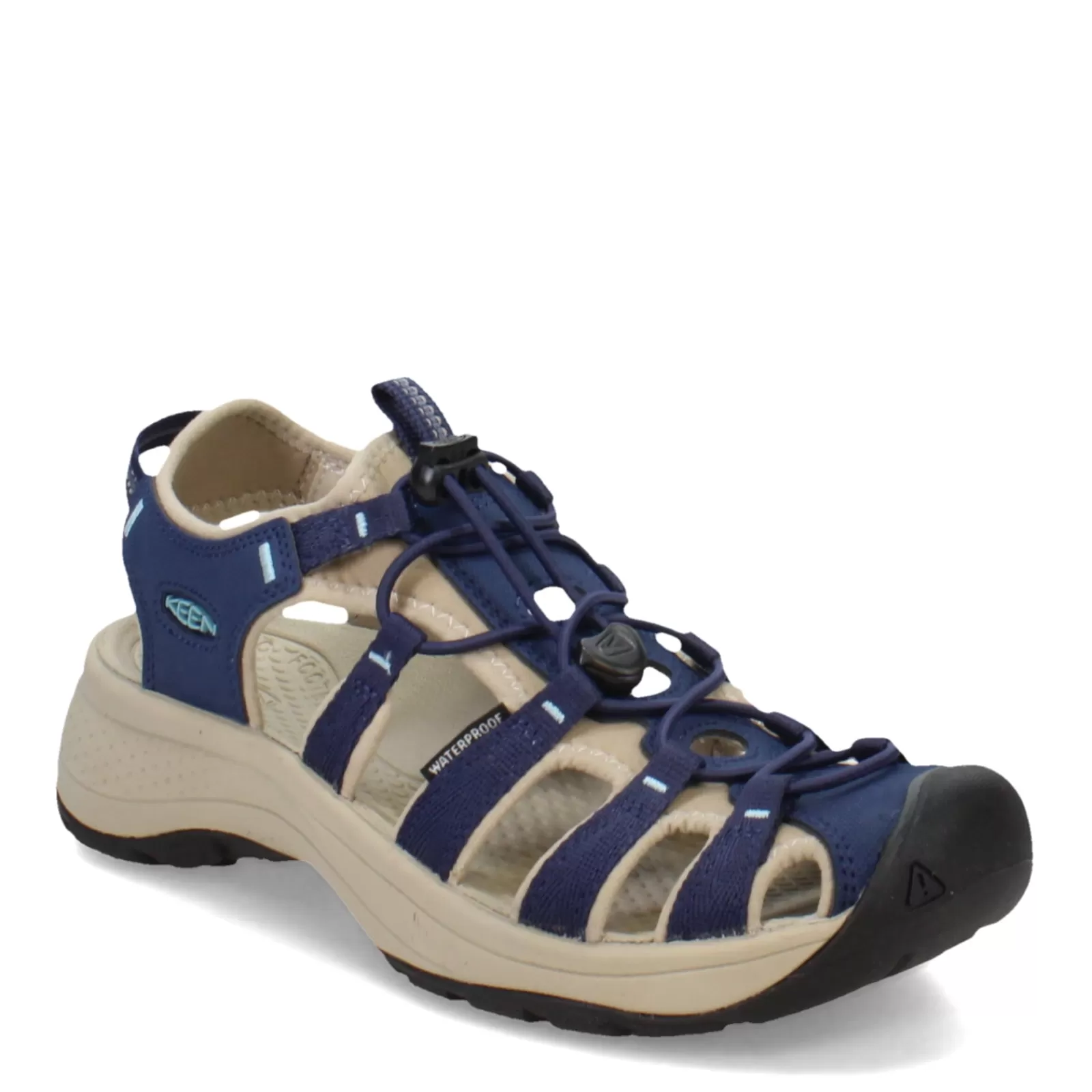 Outlet KEEN Women's , Astoria West Sandal Naval Academy/Reef Waters