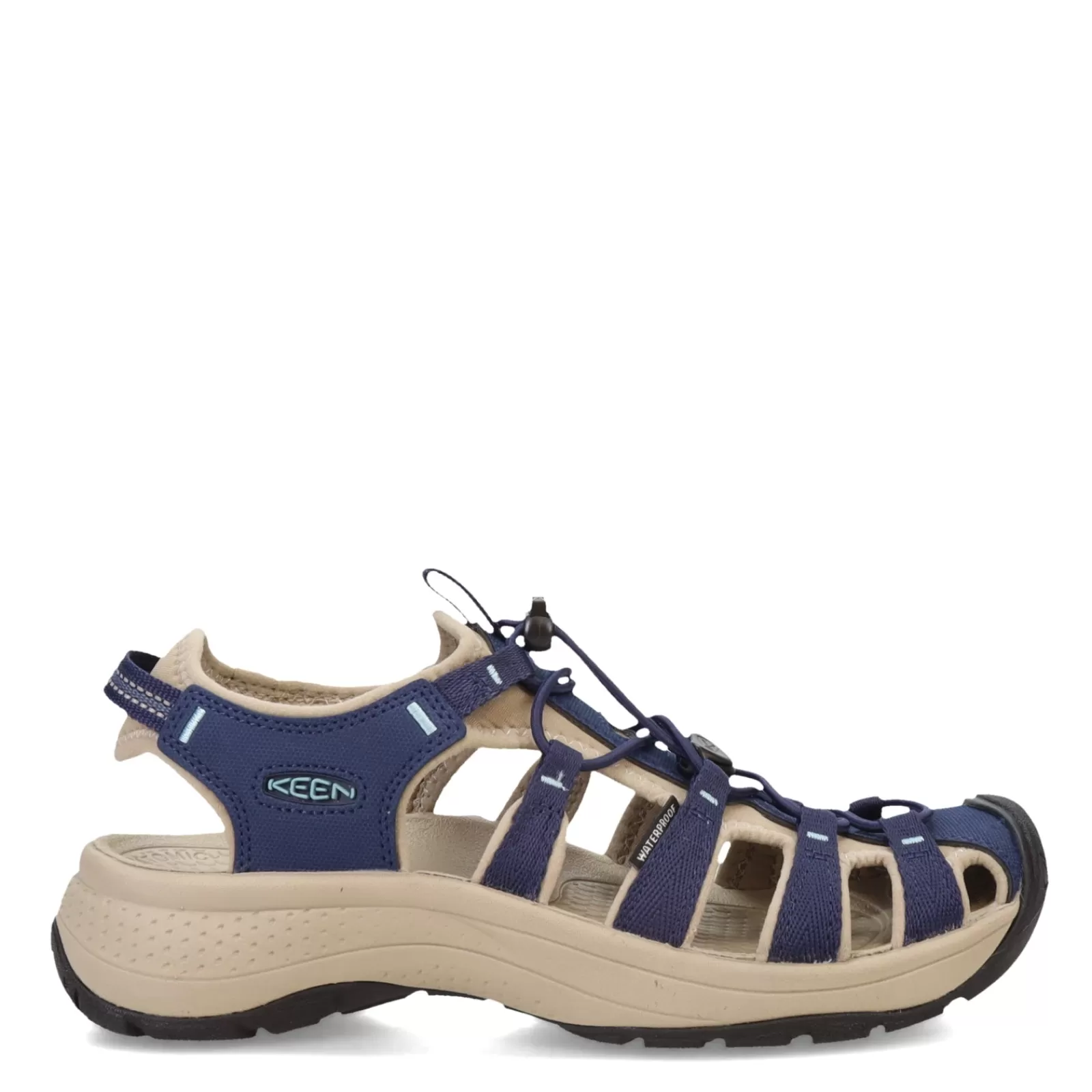 Outlet KEEN Women's , Astoria West Sandal Naval Academy/Reef Waters