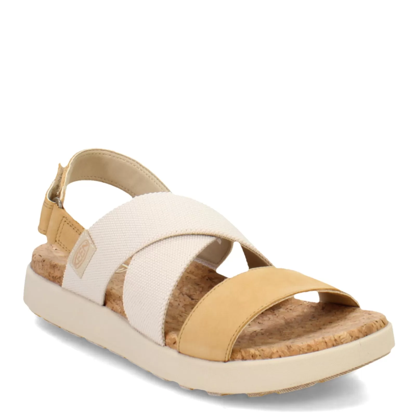 Outlet KEEN Women's , Elle Criss Cross Sandal Birch/Curry