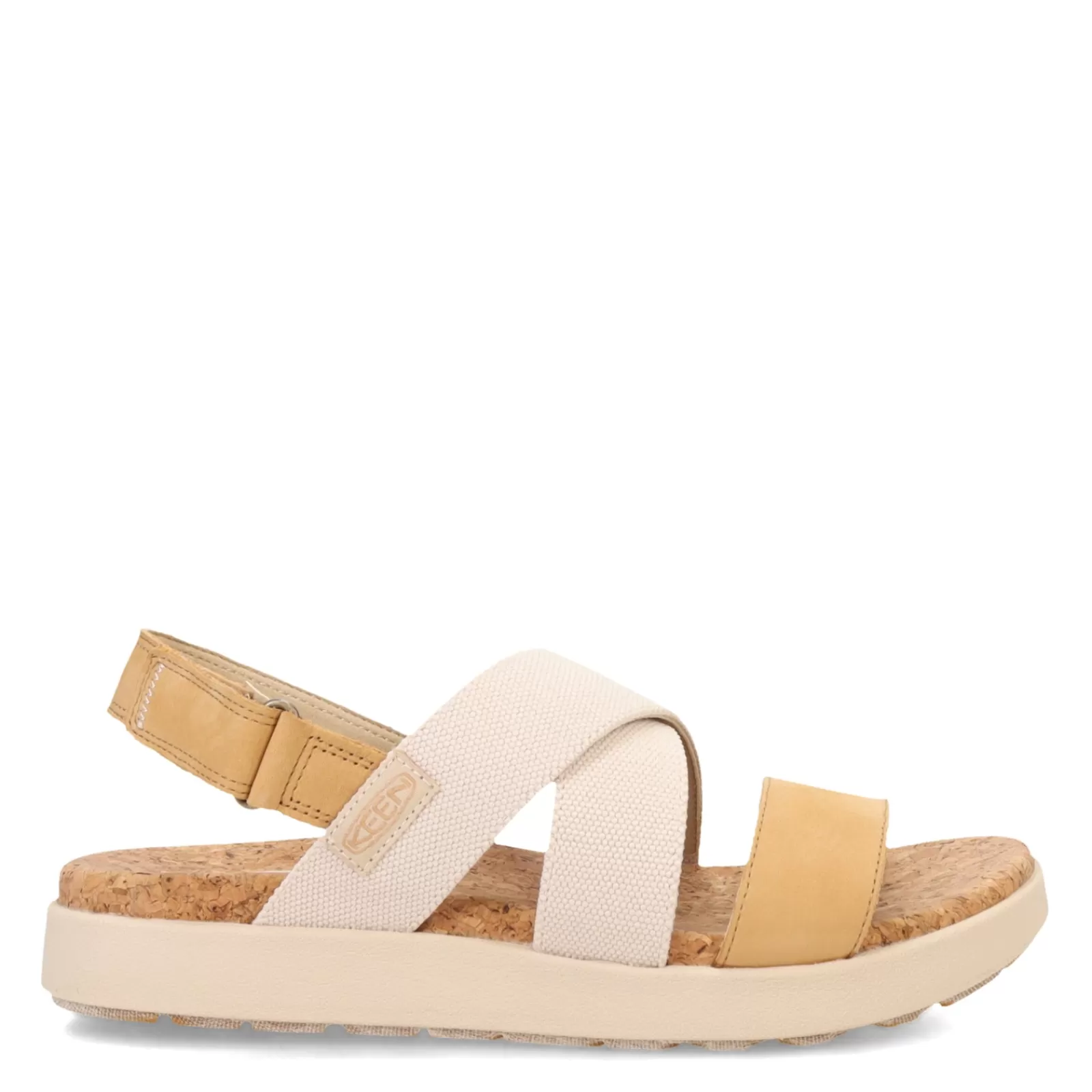 Outlet KEEN Women's , Elle Criss Cross Sandal Birch/Curry