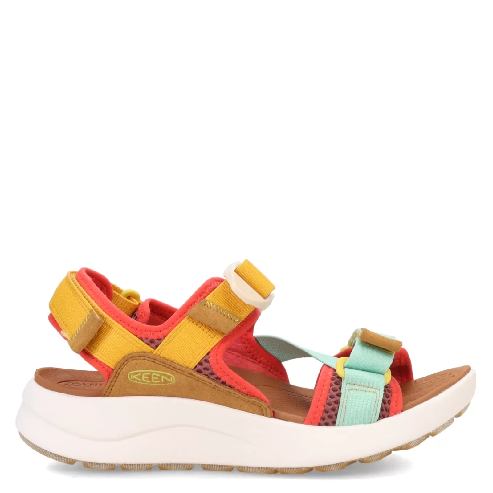 Clearance KEEN Women's , Elle Sport Backstrap Sandal Golden Yellow/Lichen