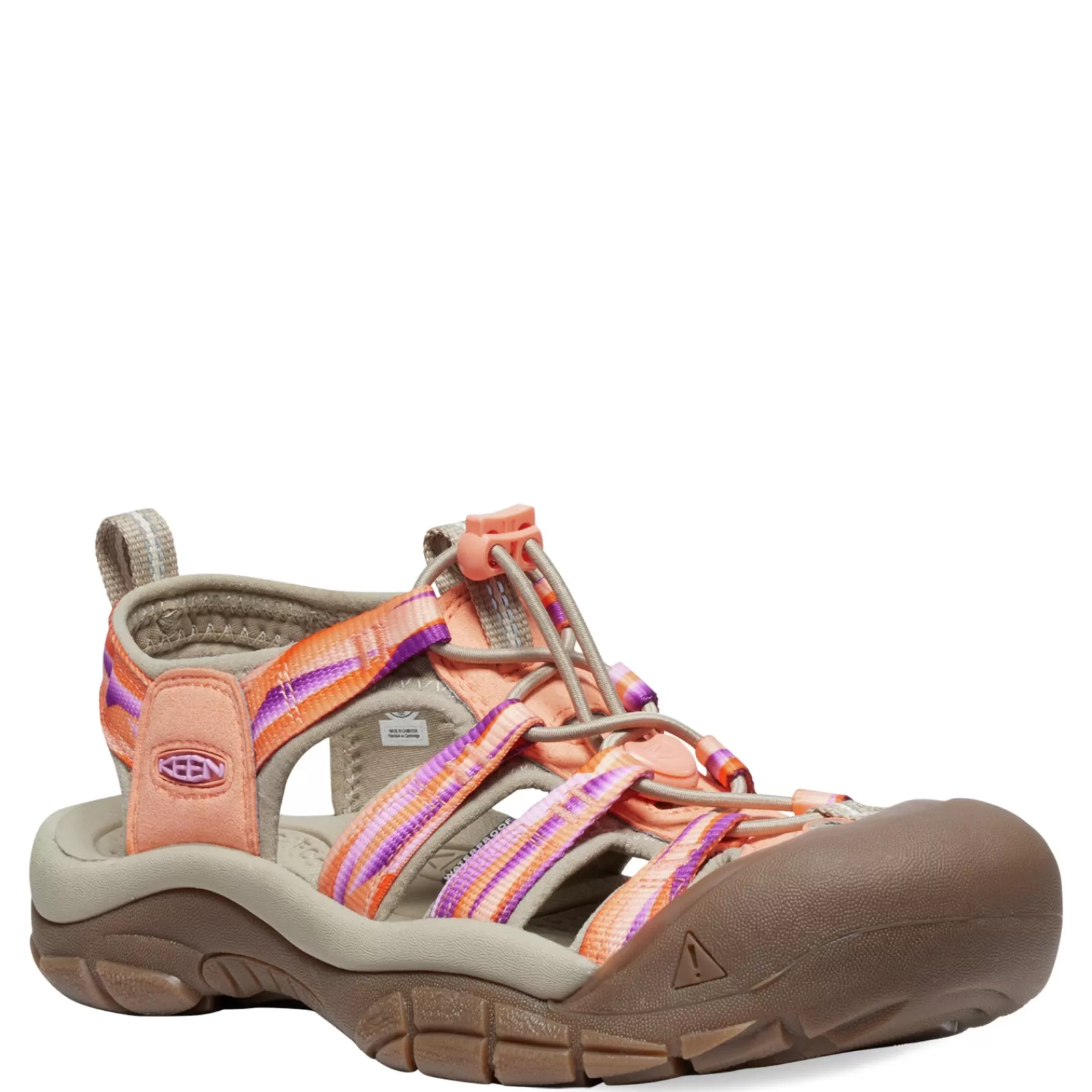 New KEEN Women's , Newport H2 Sandal Papaya Punch/Prism