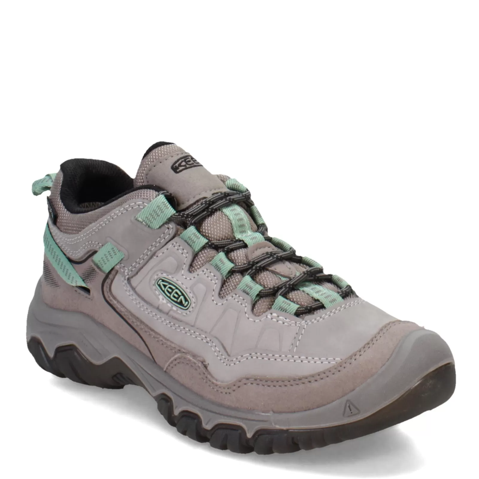 Shop KEEN Women's , Targhee IV Waterproof Hiking Shoe Alloy/Granite/Green