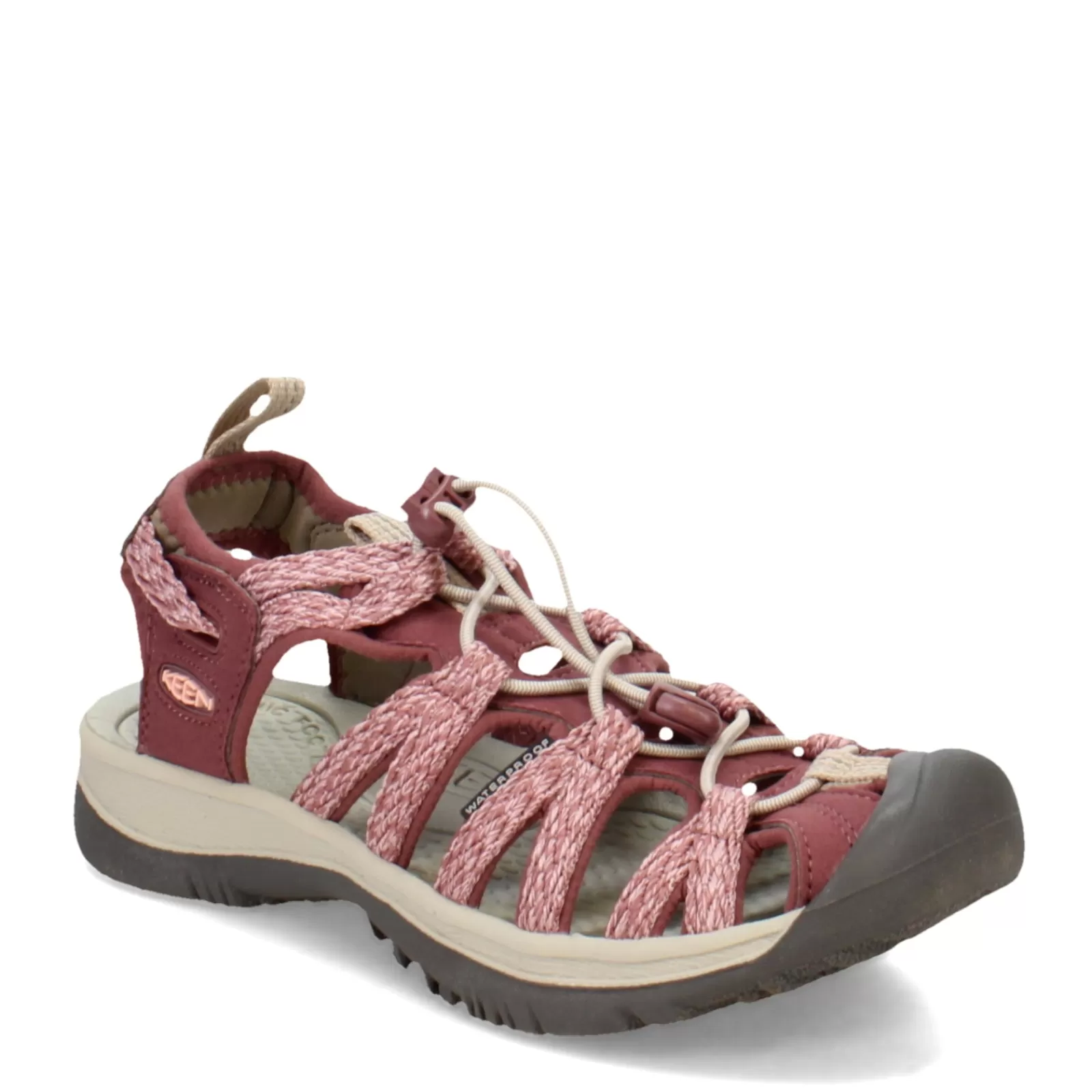 Online KEEN Women's , Whisper Sandal Rose Brown/Peach Parfait