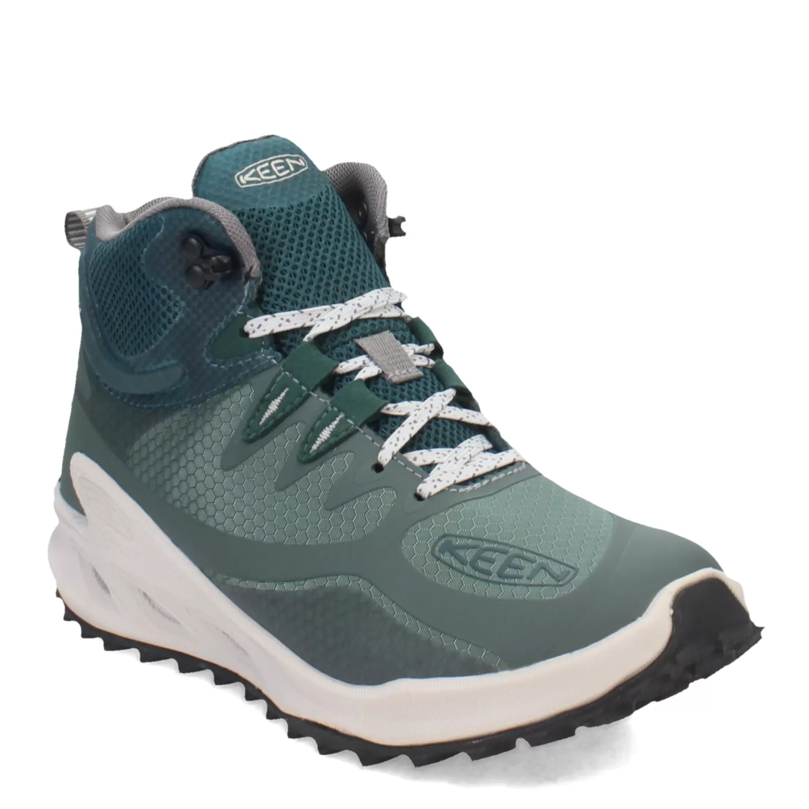 Sale KEEN Women's , Zionic Hiking Waterproof Mid Boot Dark Forest/Sea Moss