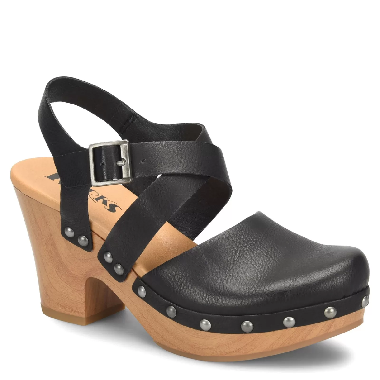 New Korks Women's , Abloom Clog Black