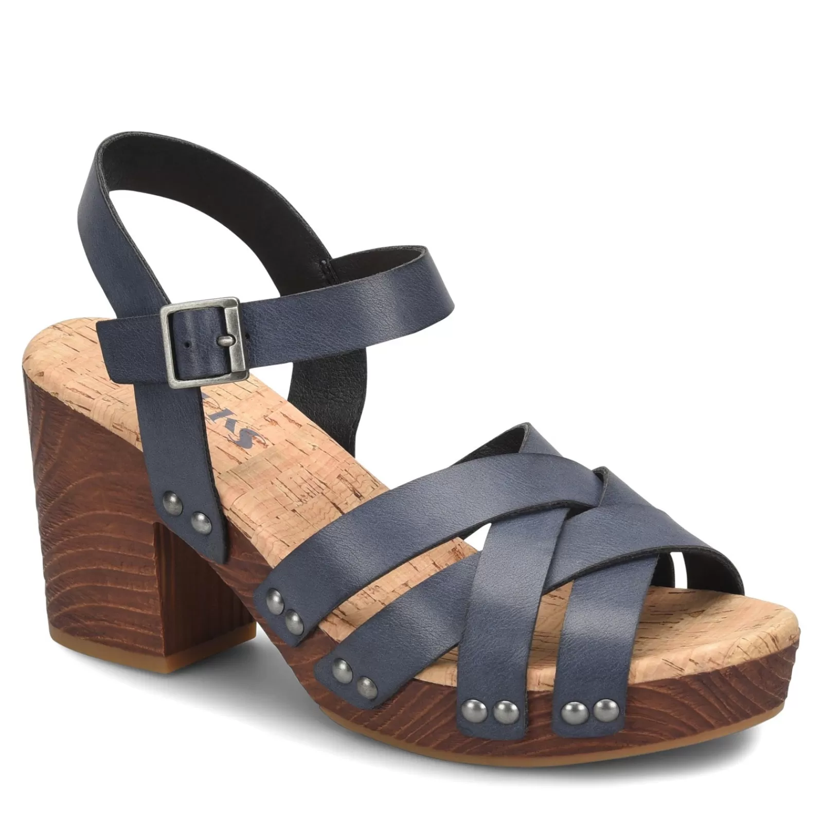 Online Korks Women's , Naomi Sandal Navy