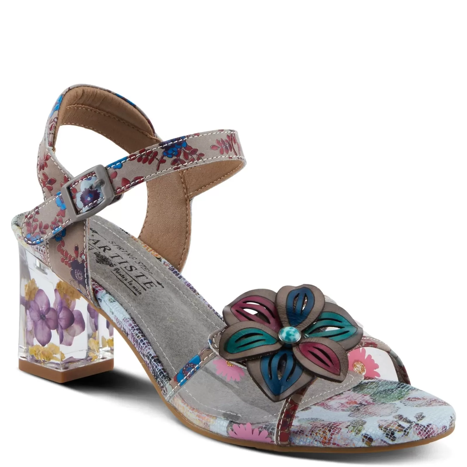 Shop L Artiste Women's L'Artiste By Spring Step, Breakaway Sandal Grey Multi