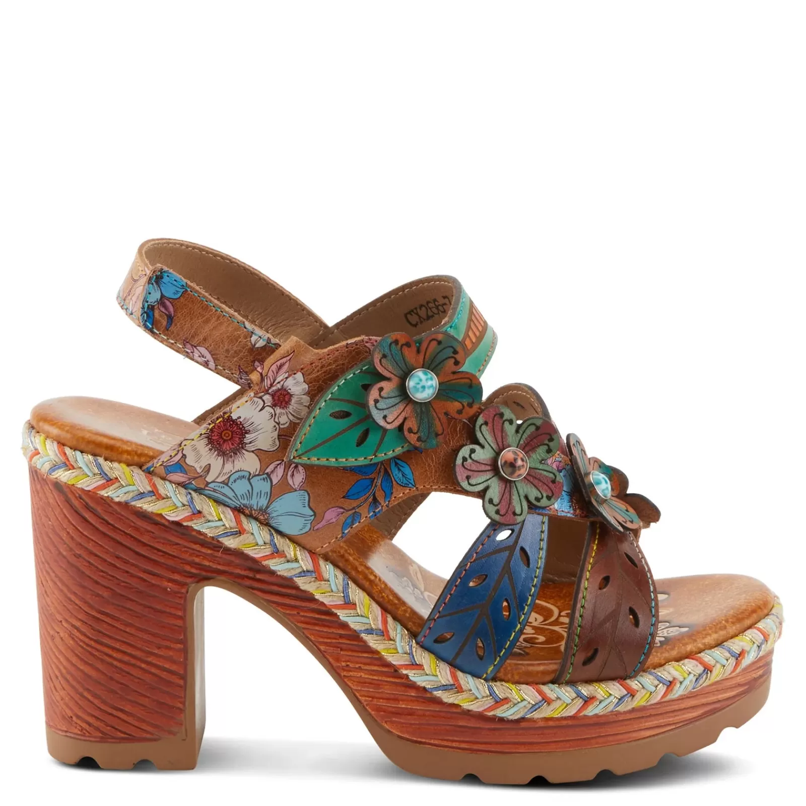 Cheap L Artiste Women's L'Artiste By Spring Step, Ihana Sandal Camel Multi