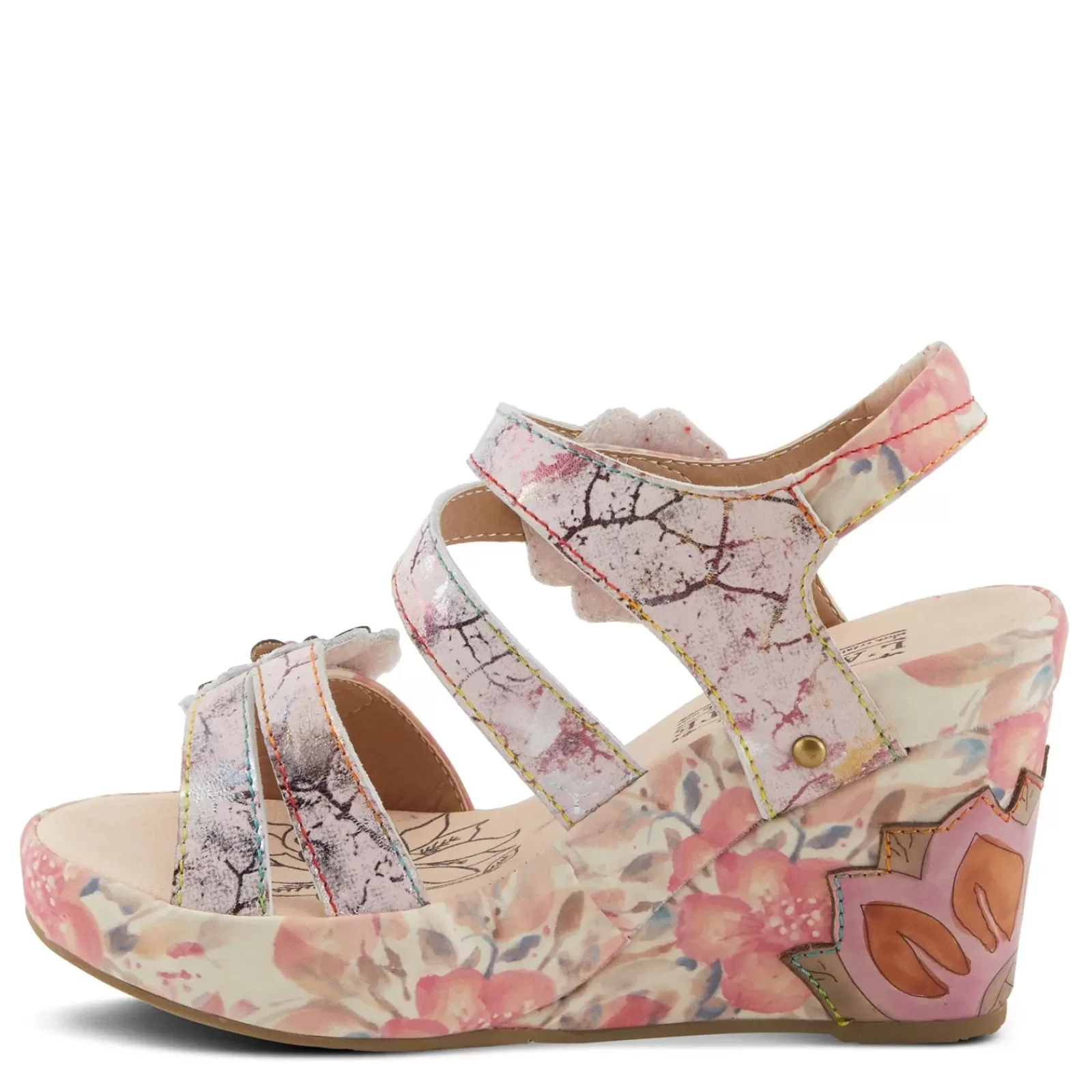 Outlet L Artiste Women's L'Artiste By Spring Step, Karnitsky Sandal Pink Multi