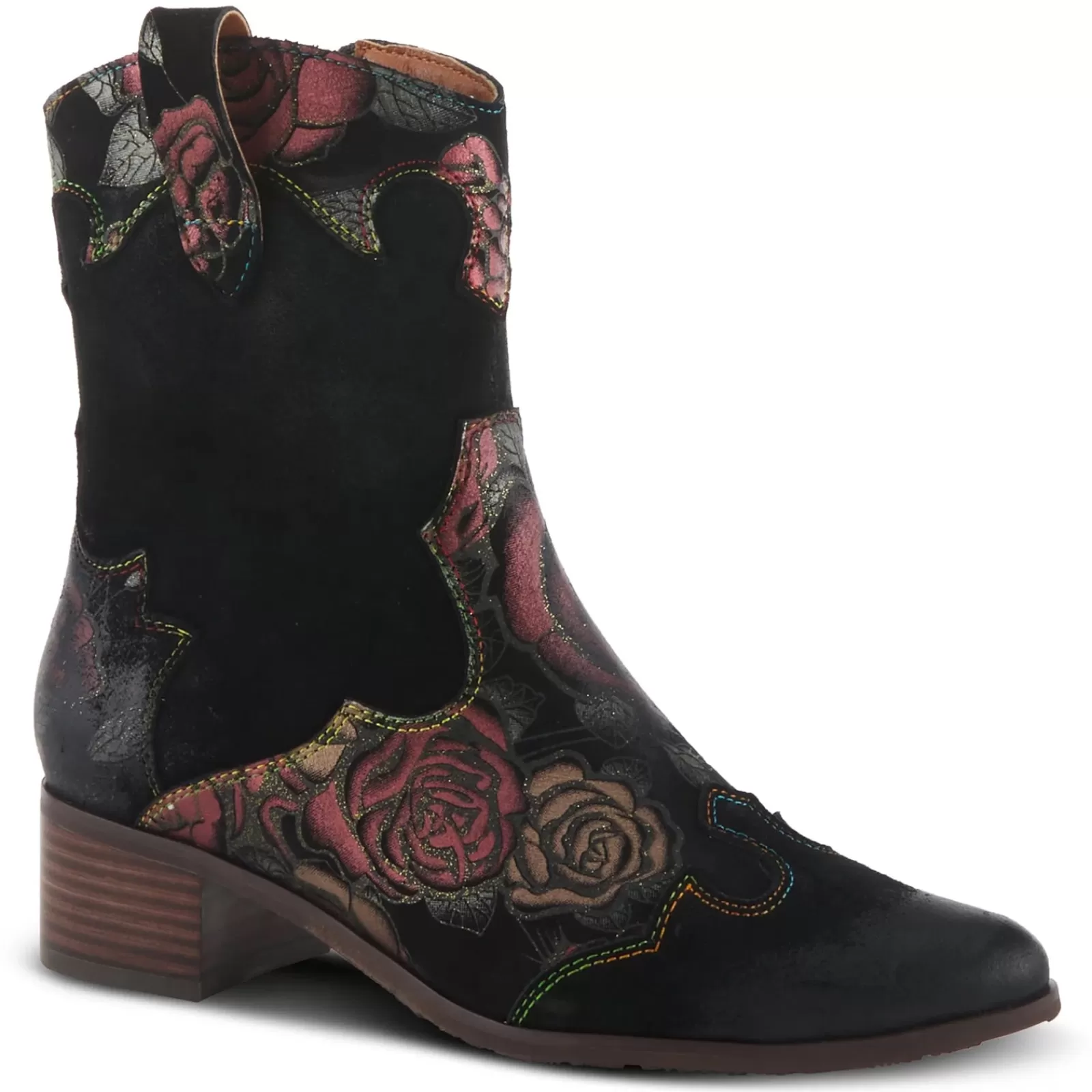 Best L Artiste Women's L'Artiste by Spring Step, Lady Luck Boot Dark Red Multi