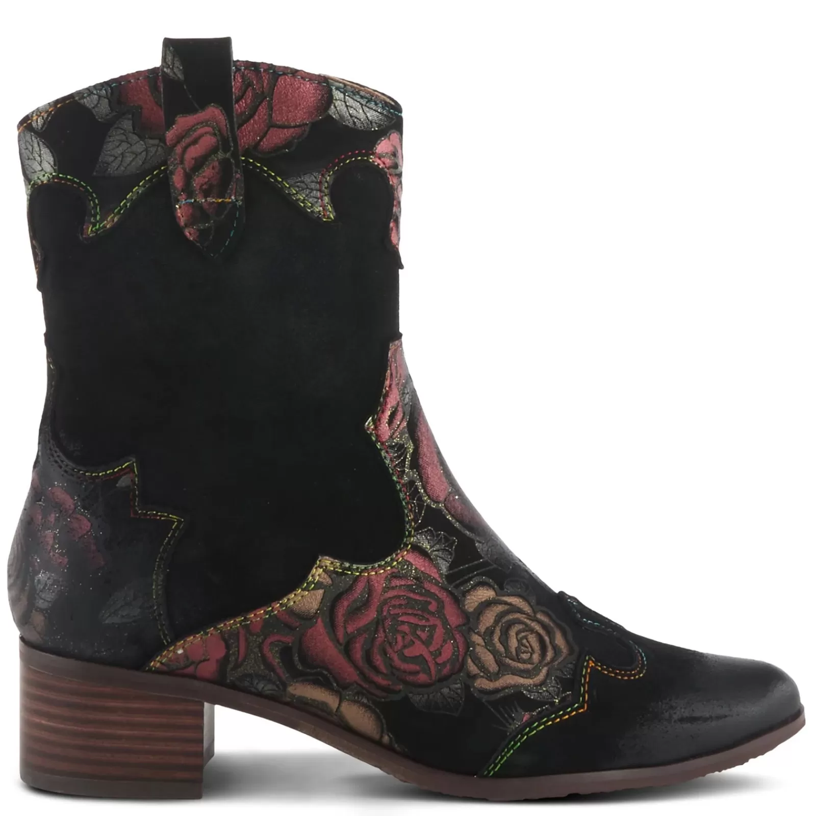 Best L Artiste Women's L'Artiste by Spring Step, Lady Luck Boot Dark Red Multi