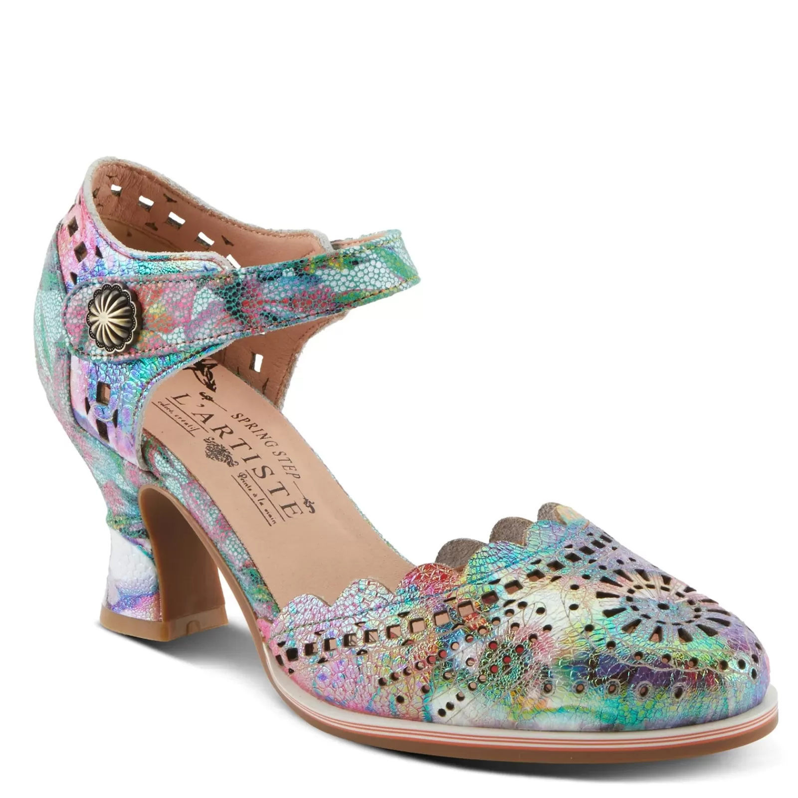 Fashion L Artiste Women's L'Artiste By Spring Step, Luxe Pump Rainbow