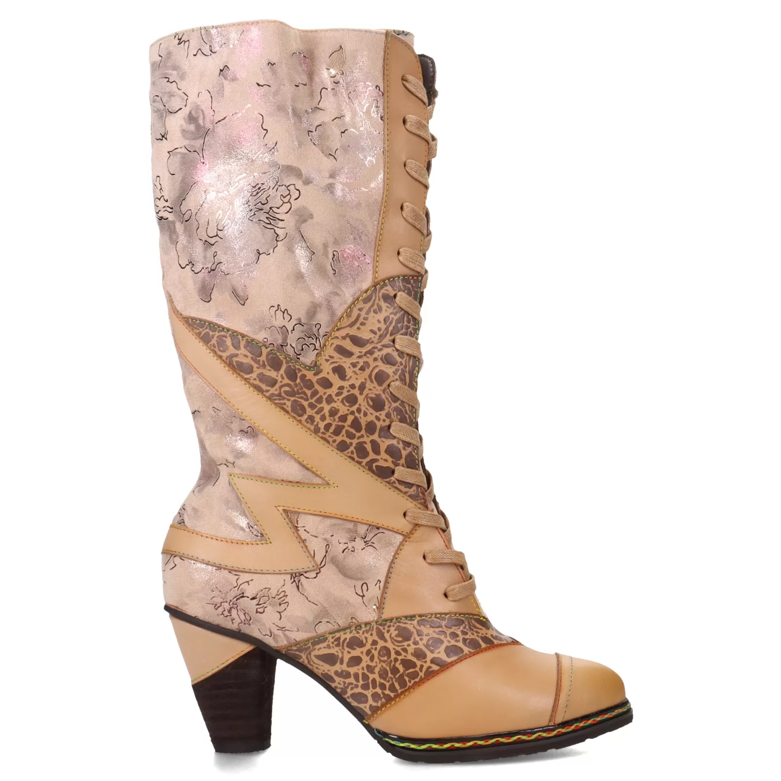 Hot L Artiste Women's L'Artiste by Spring Step, Malagie Boot Beige Multi