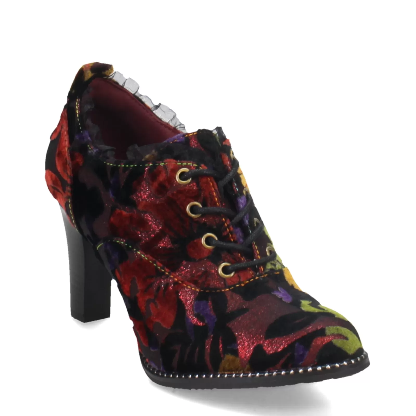 Discount L Artiste Women's L'Artiste By Spring Step, Pritz Shootie Bordeaux Multi