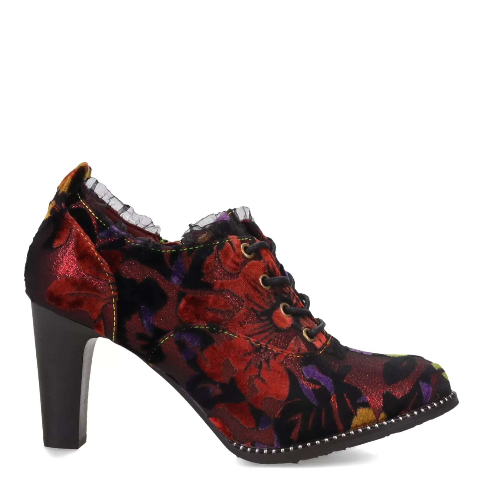 Discount L Artiste Women's L'Artiste By Spring Step, Pritz Shootie Bordeaux Multi