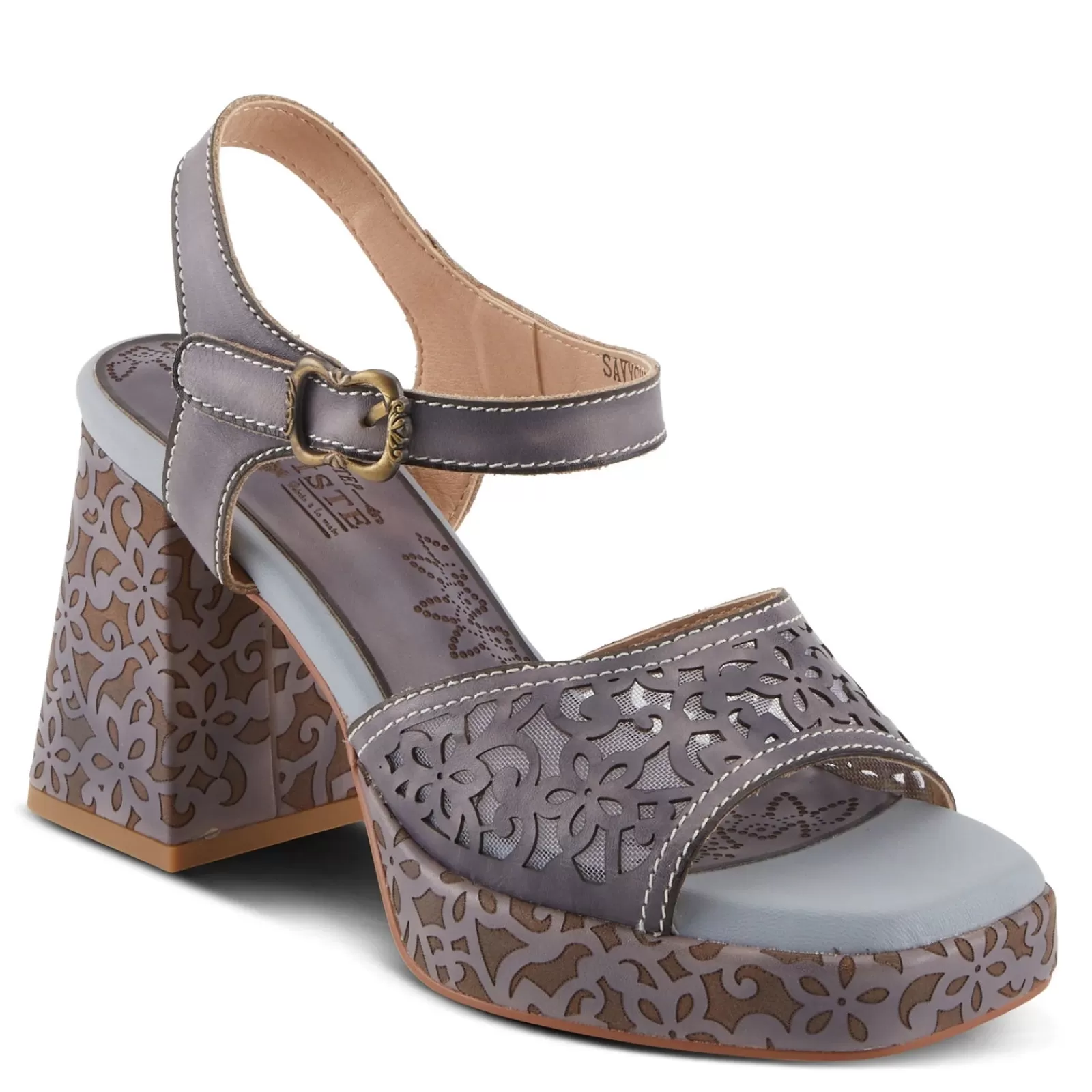 Sale L Artiste Women's L'Artiste By Spring Step, Savychic Sandal Grey