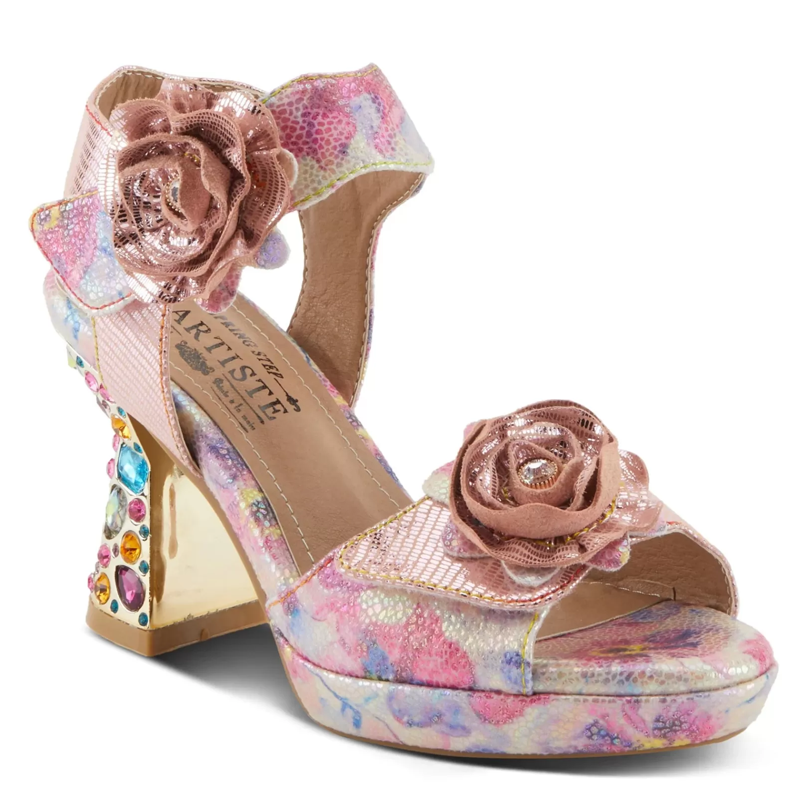 Best Sale L Artiste Women's L'Artiste By Spring Step, Smashing Sandal Pink Multi