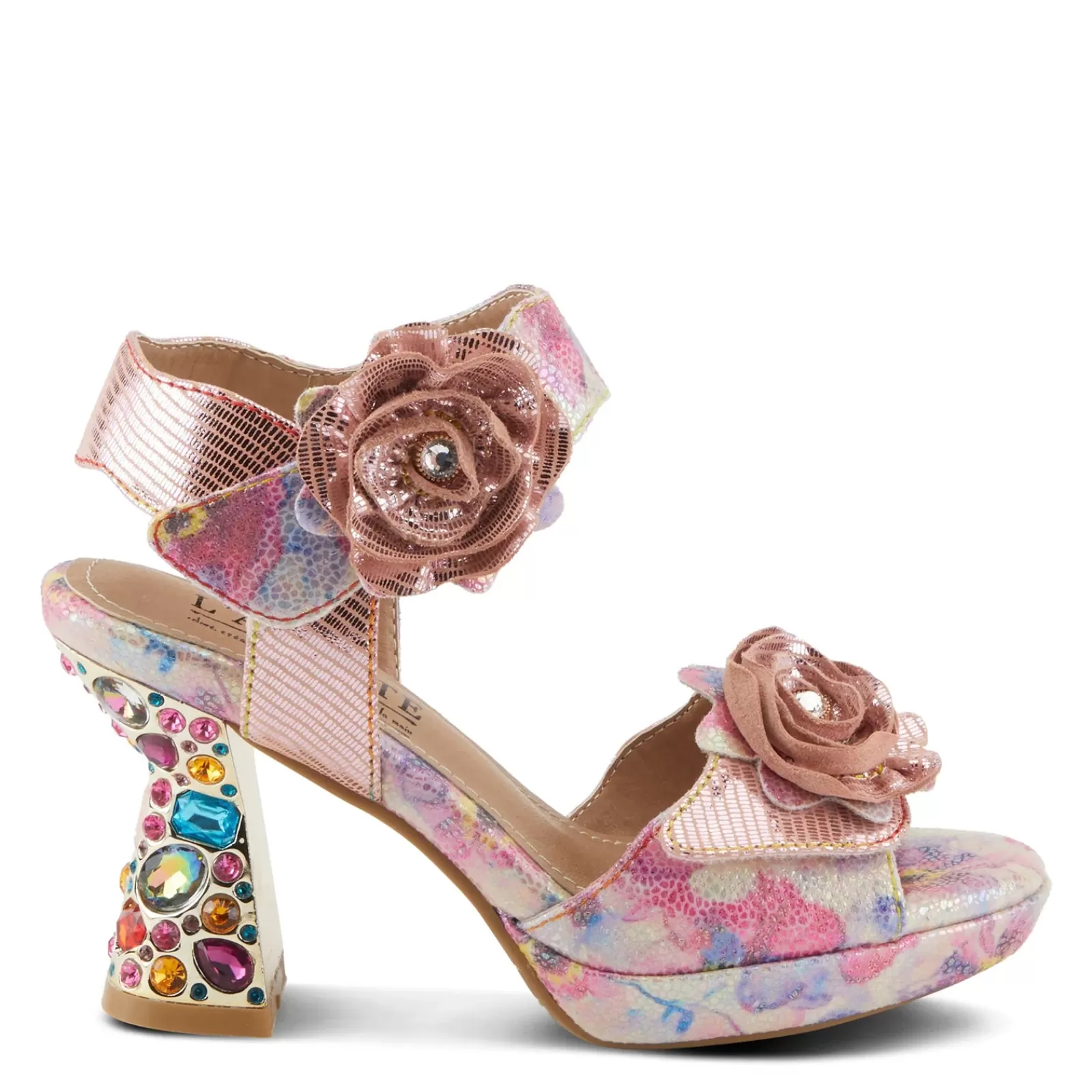 Best Sale L Artiste Women's L'Artiste By Spring Step, Smashing Sandal Pink Multi