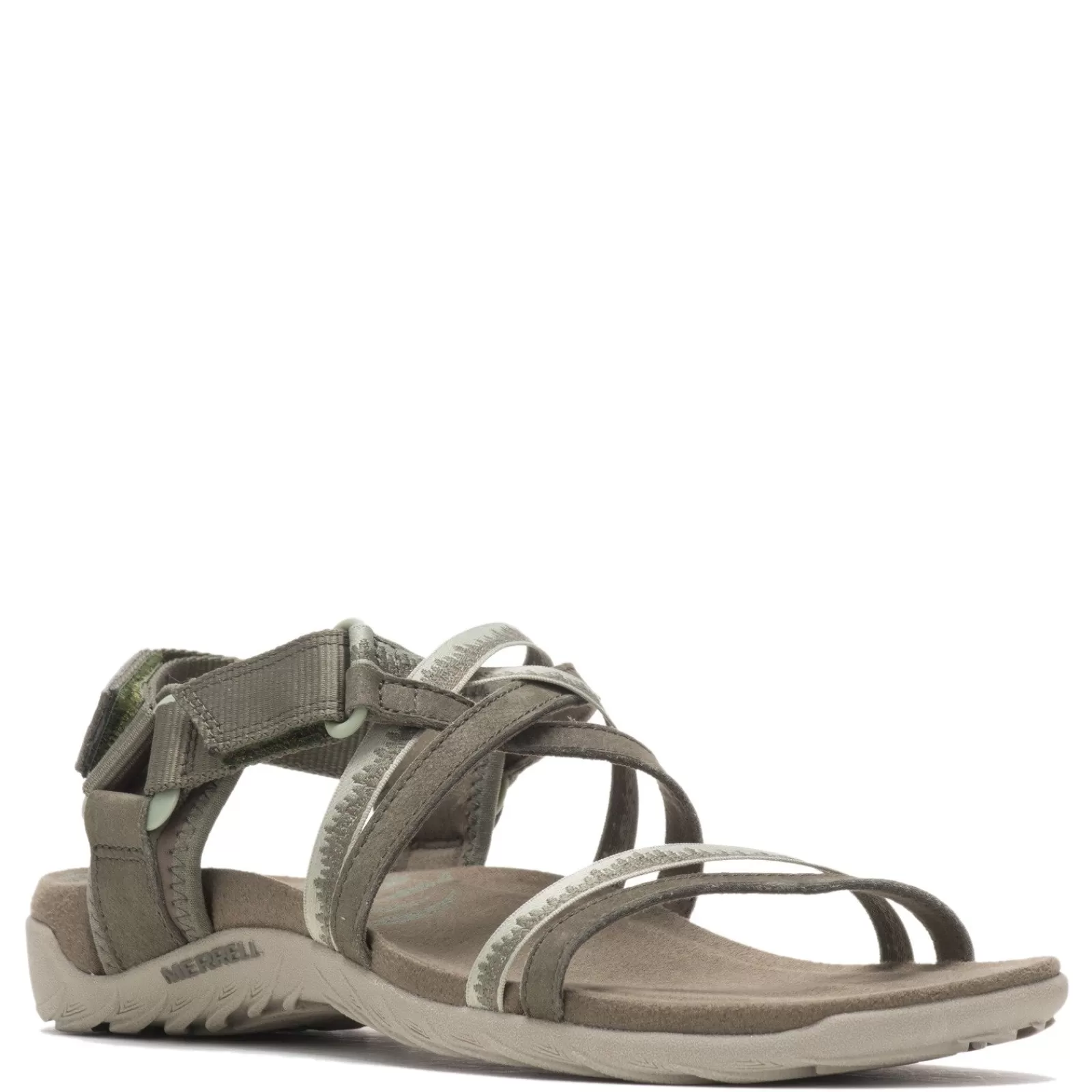 New Merrell Women's , Terran Cush 3 Lattice Sandal Olive