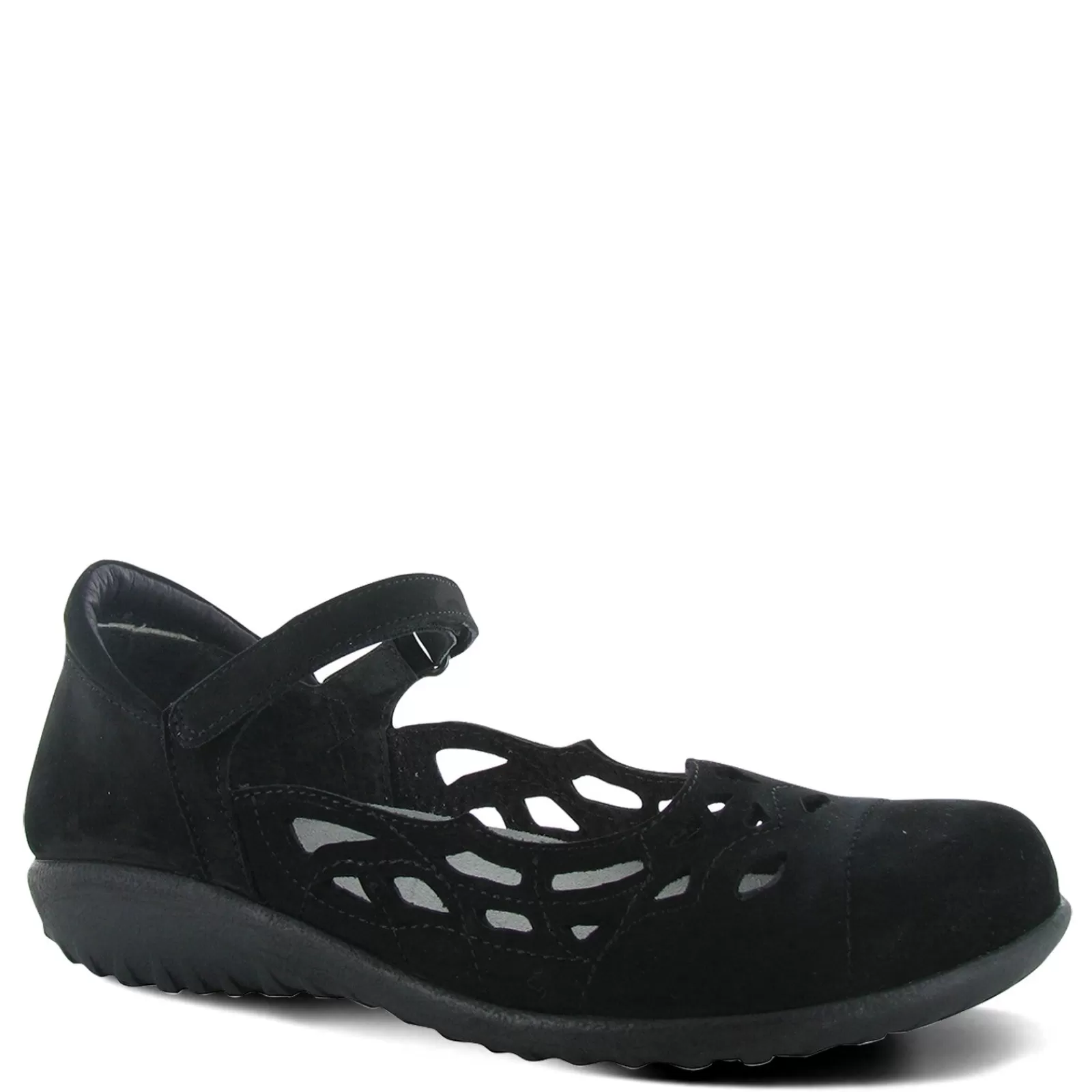 Discount Naot Women's , Agathis Maryjane Black Velvet Nubuck