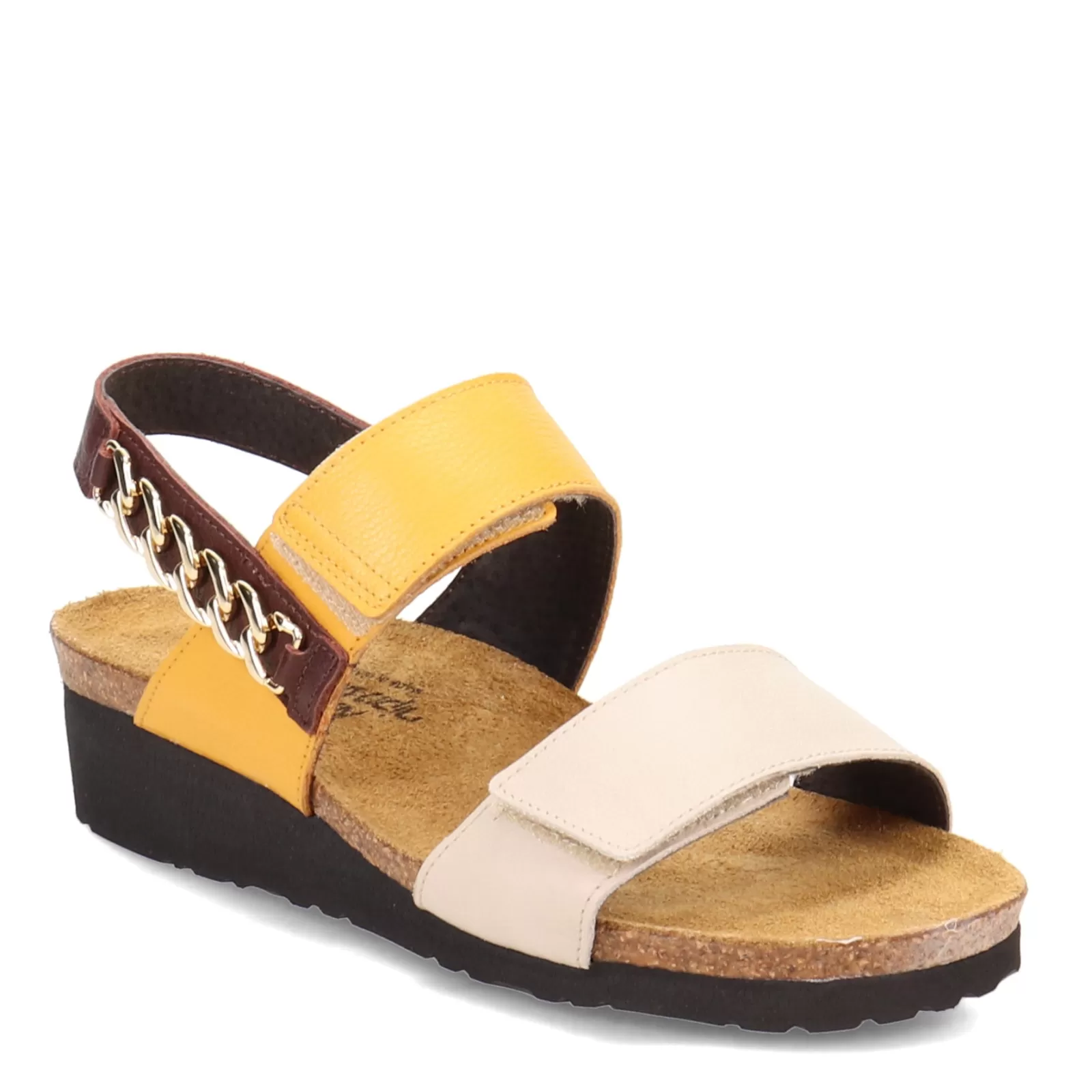 Best Sale Naot Women's , Eliana Sandal Ivory/Marigold/Brown