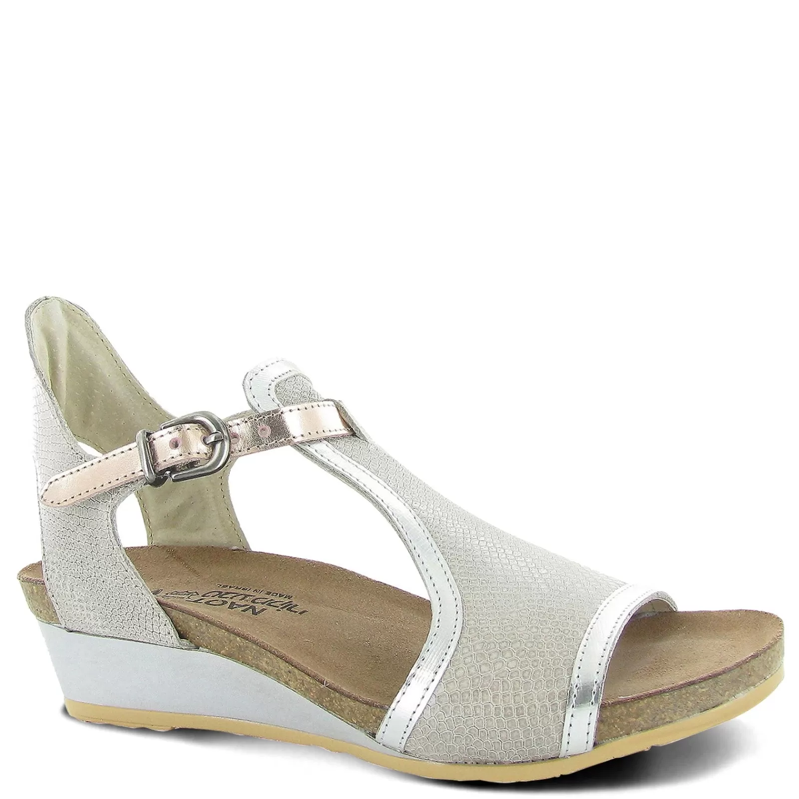 Clearance Naot Women's , Fiona Sandal Beige Reptile