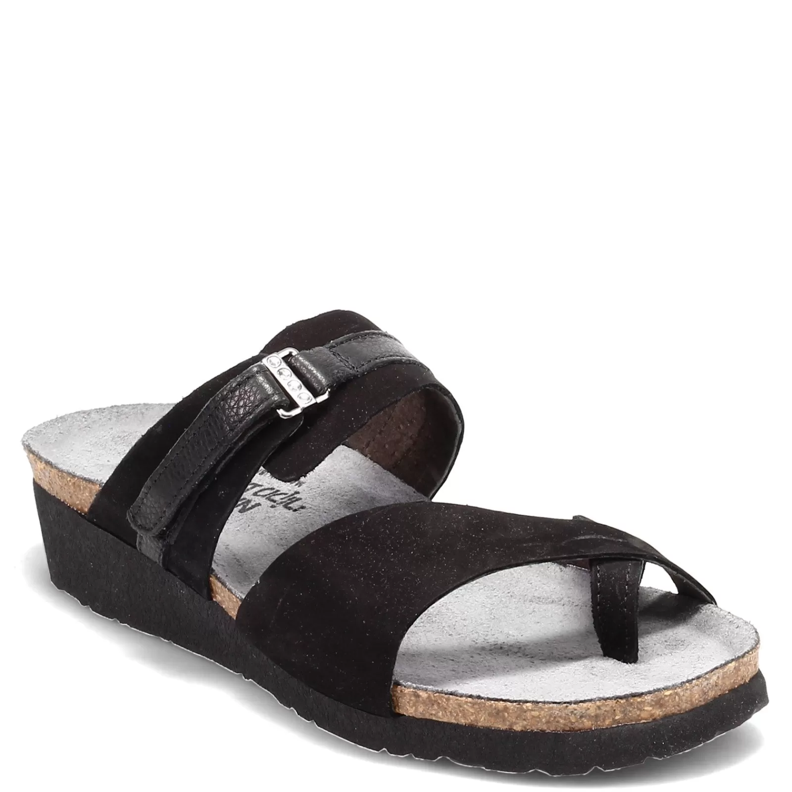 Online Naot Women's , Jessica Sandal Black Nubuck