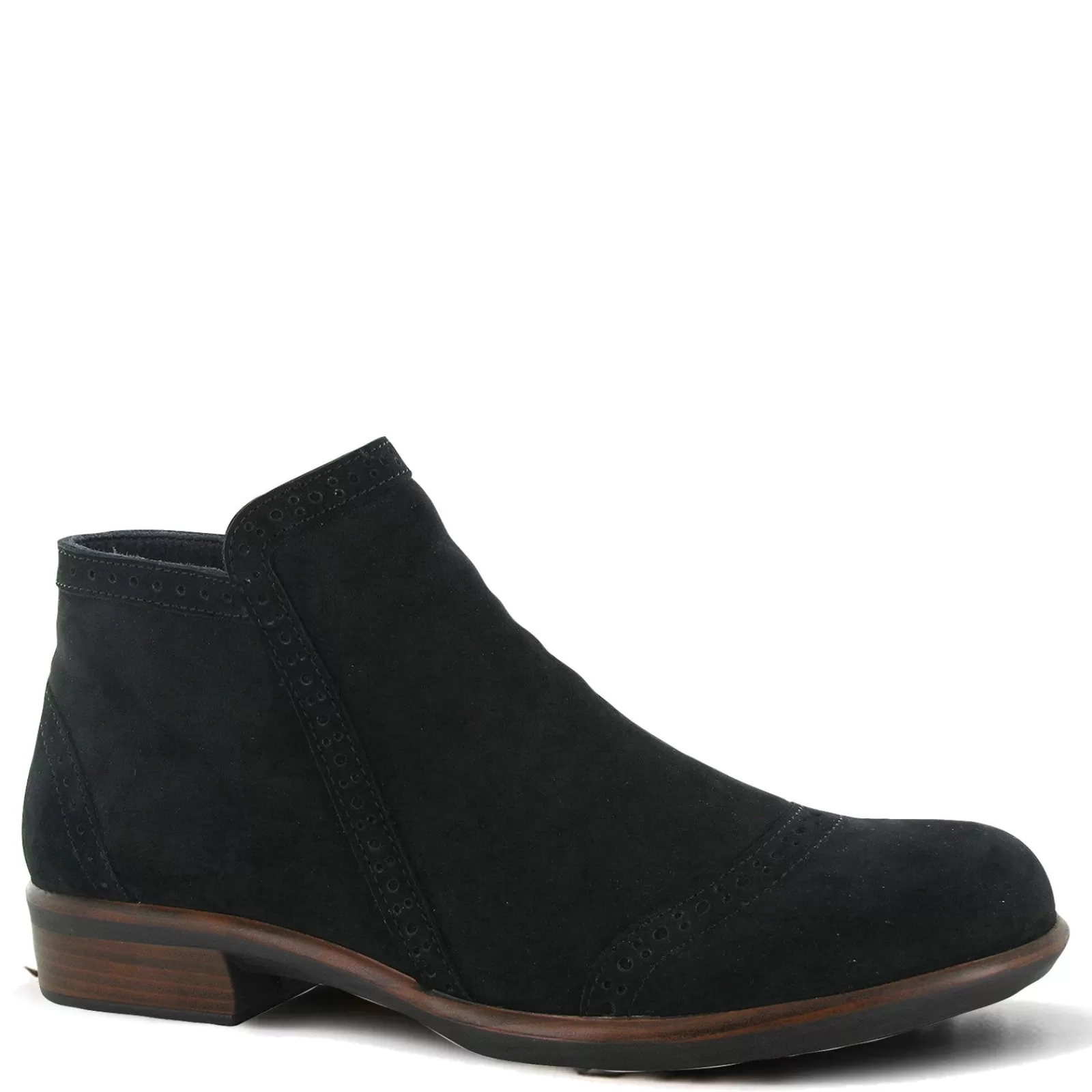 Best Naot Women's , Nefasi Ankle Boot Black Velvet Nubuck