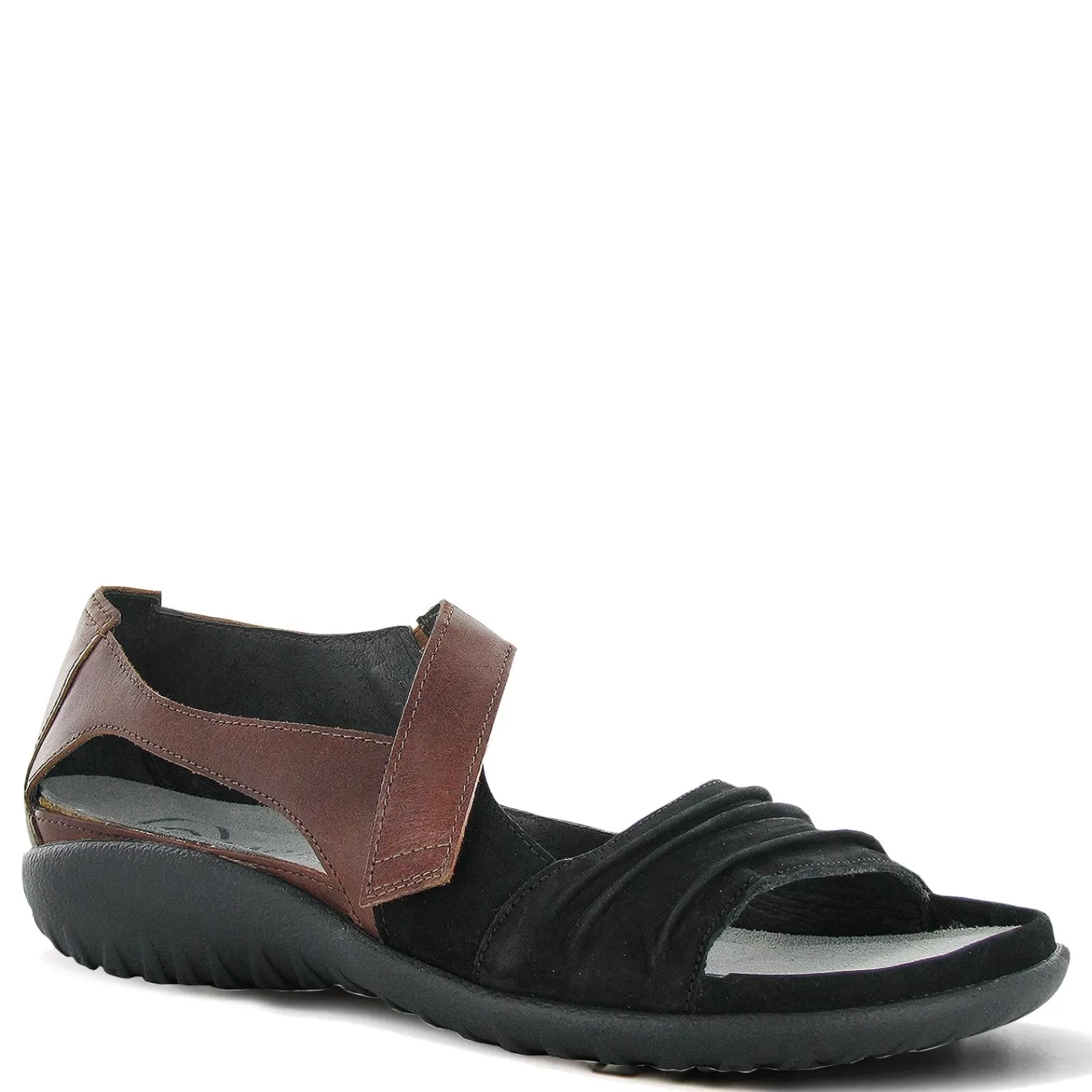 Fashion Naot Women's , Papaki Sandal Black Velvet Nubuck