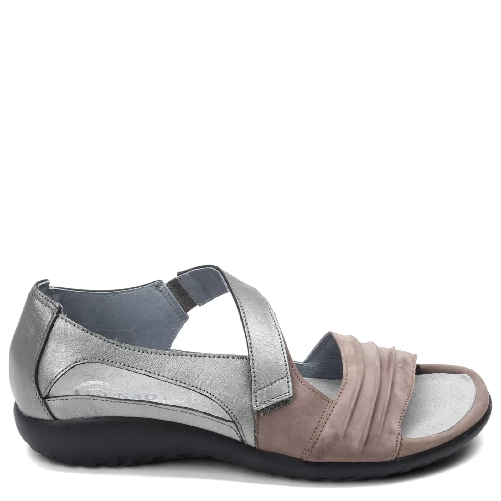 Clearance Naot Women's , Papaki Sandal Shitake Nubuck/Sterling