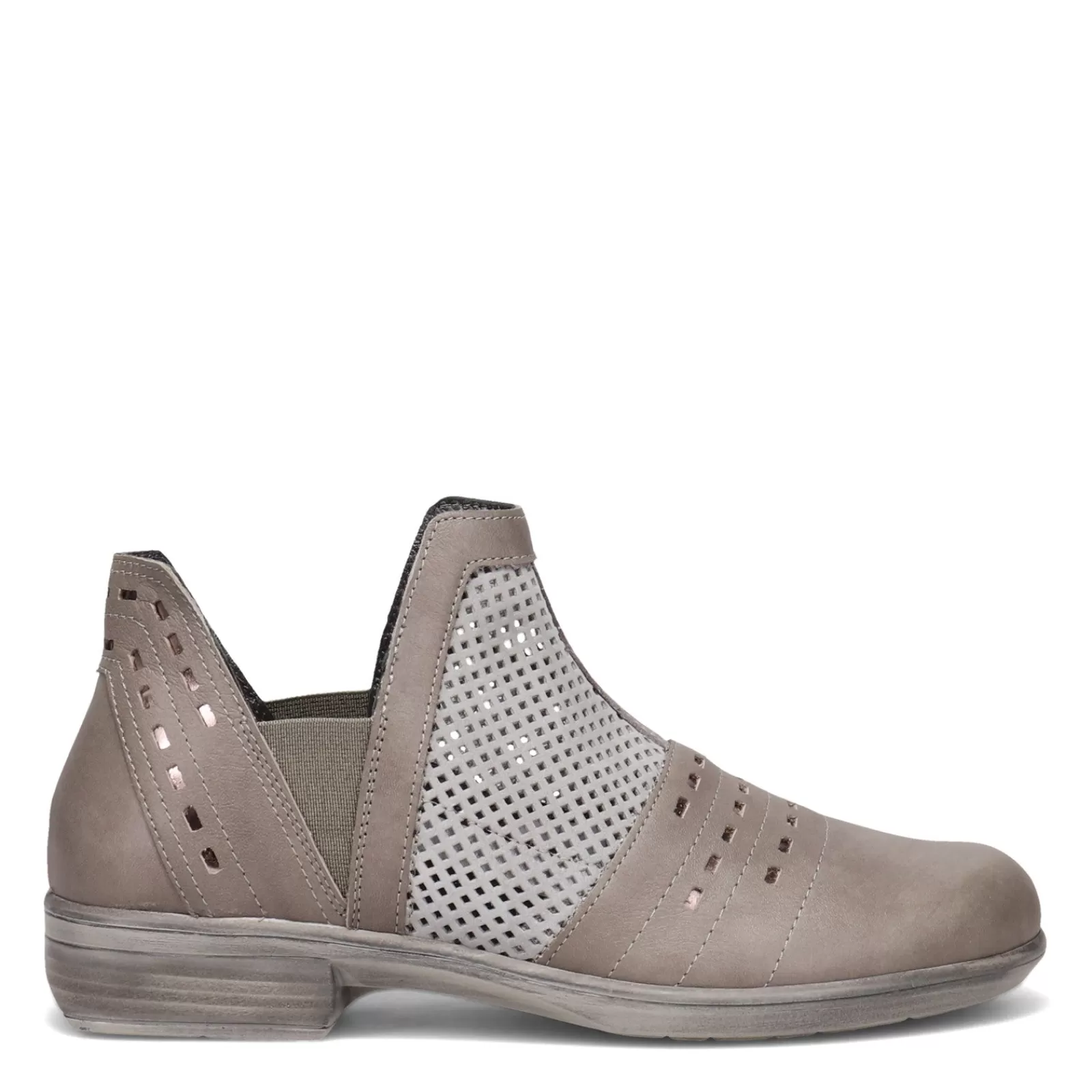 Best Naot Women's , Rivotra Bootie Gray/Foggy Gray/Silver