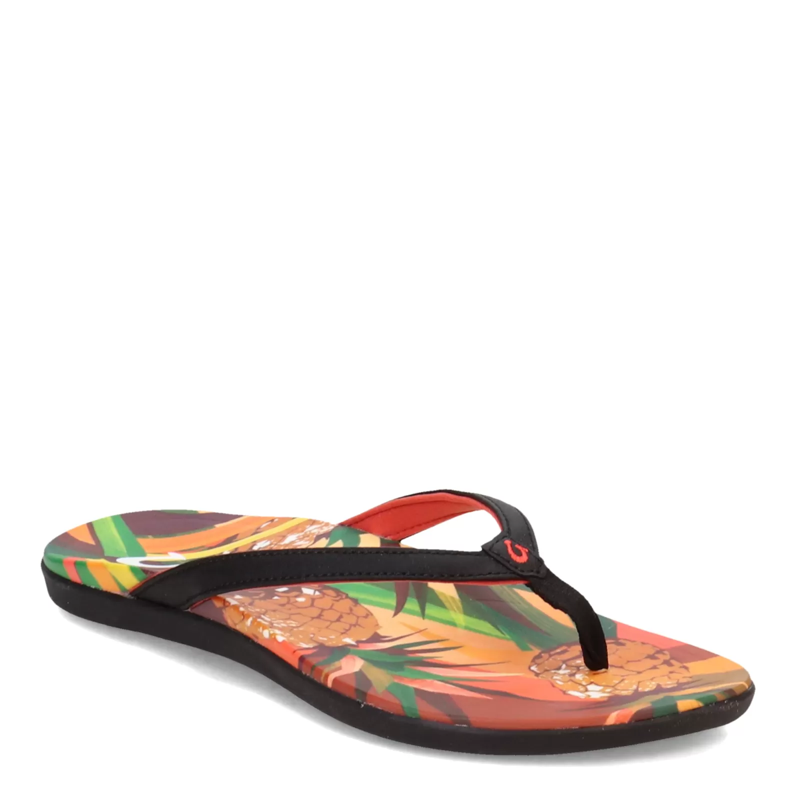 Clearance OluKai Women's , Ho'opio Hau Sandal Black Pineapple