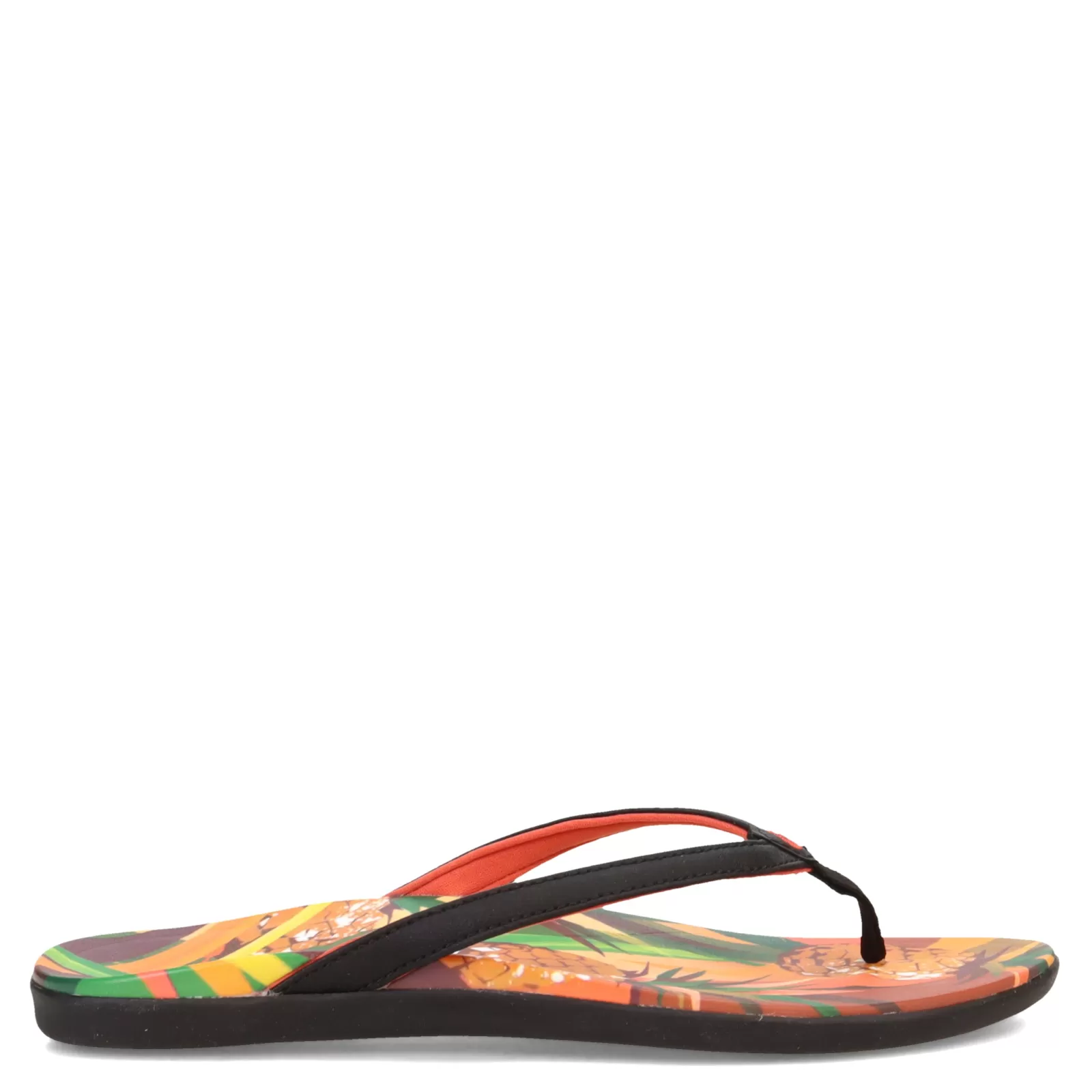 Clearance OluKai Women's , Ho'opio Hau Sandal Black Pineapple