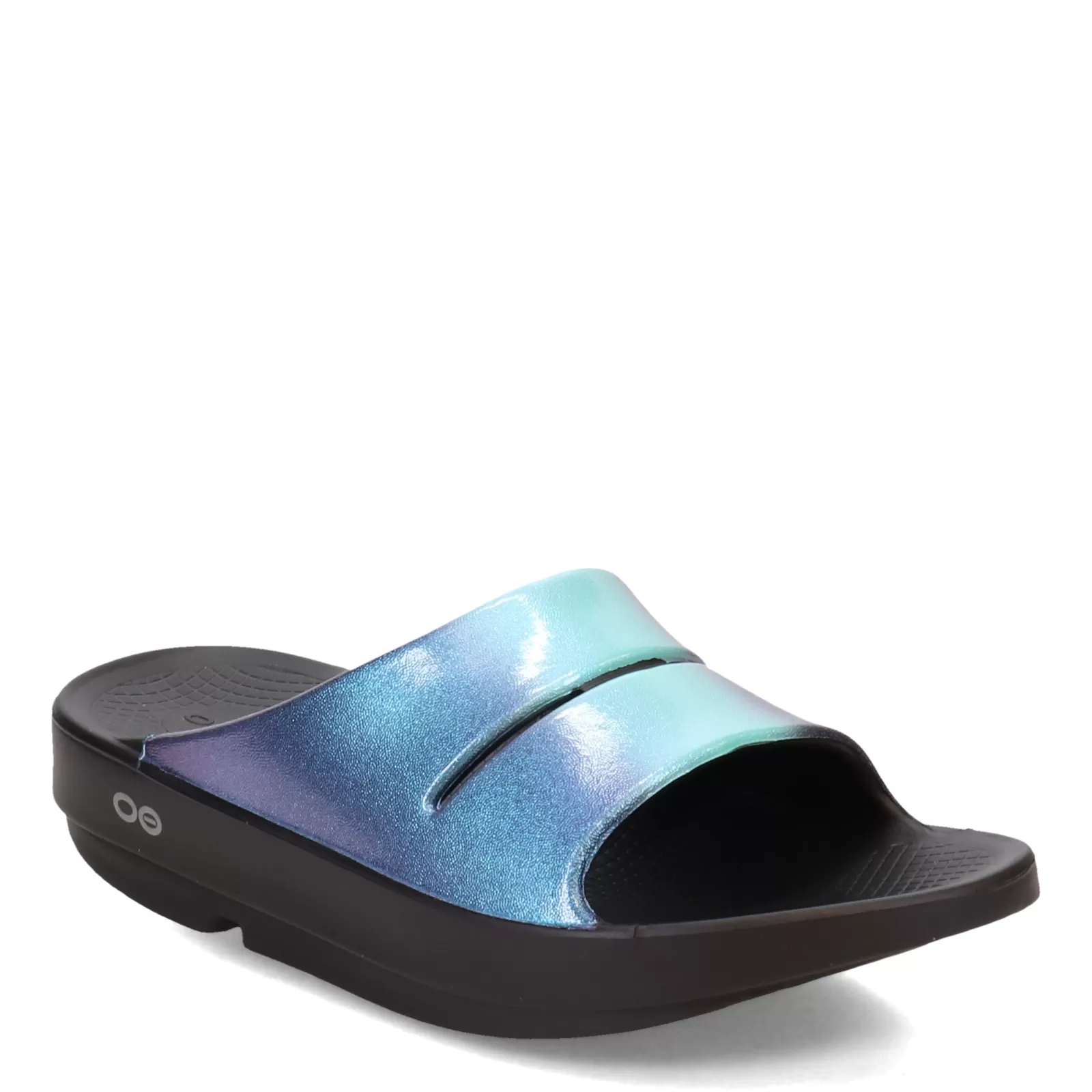 Cheap OOFOS Women's , OOahh Luxe Slide Sandal Atlantis