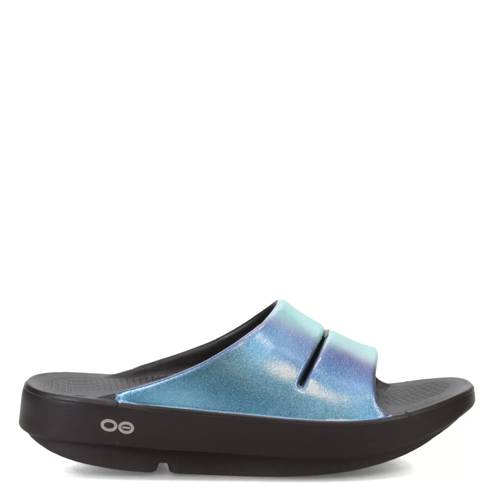 Cheap OOFOS Women's , OOahh Luxe Slide Sandal Atlantis