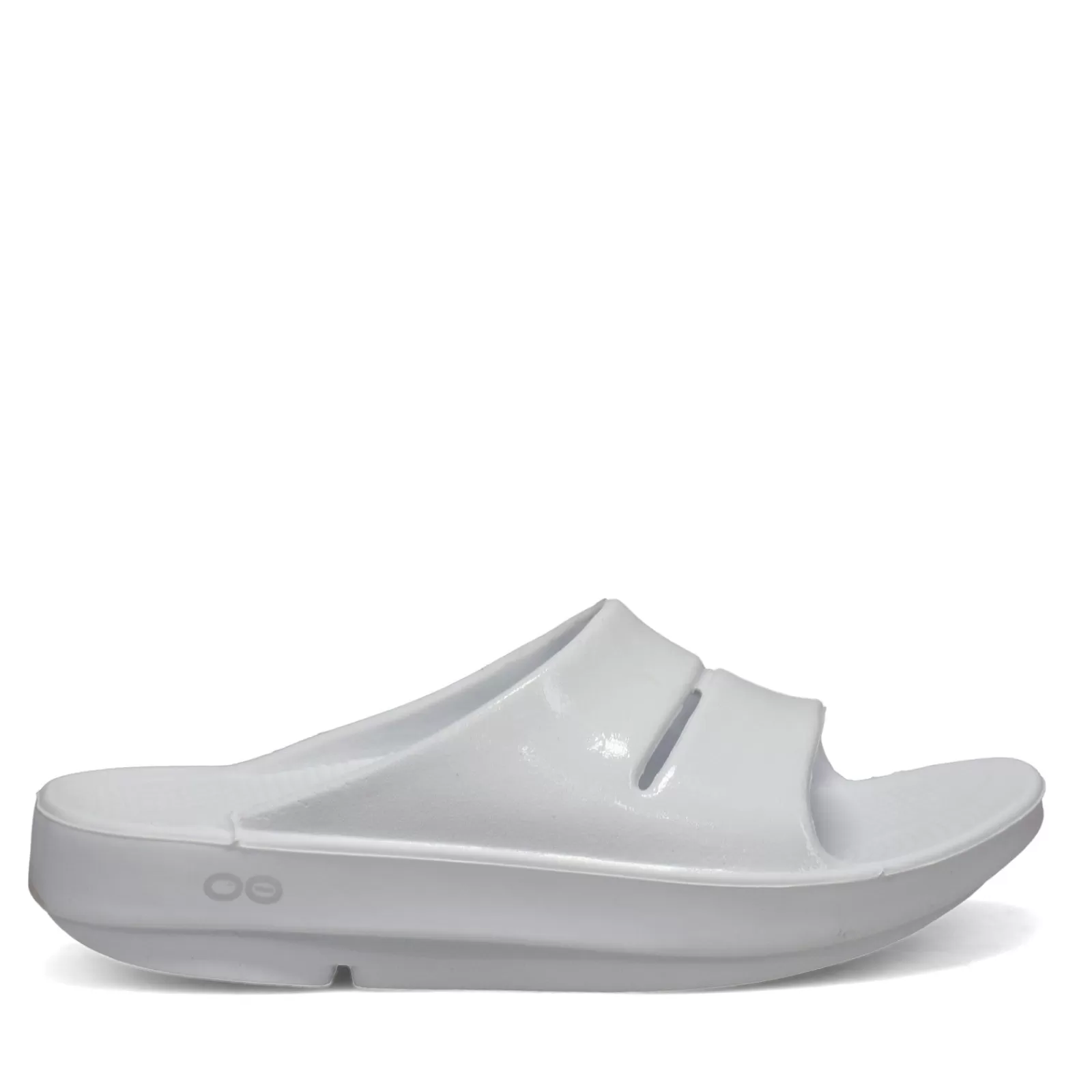 Outlet OOFOS Women's , OOahh Luxe Slide Sandal White