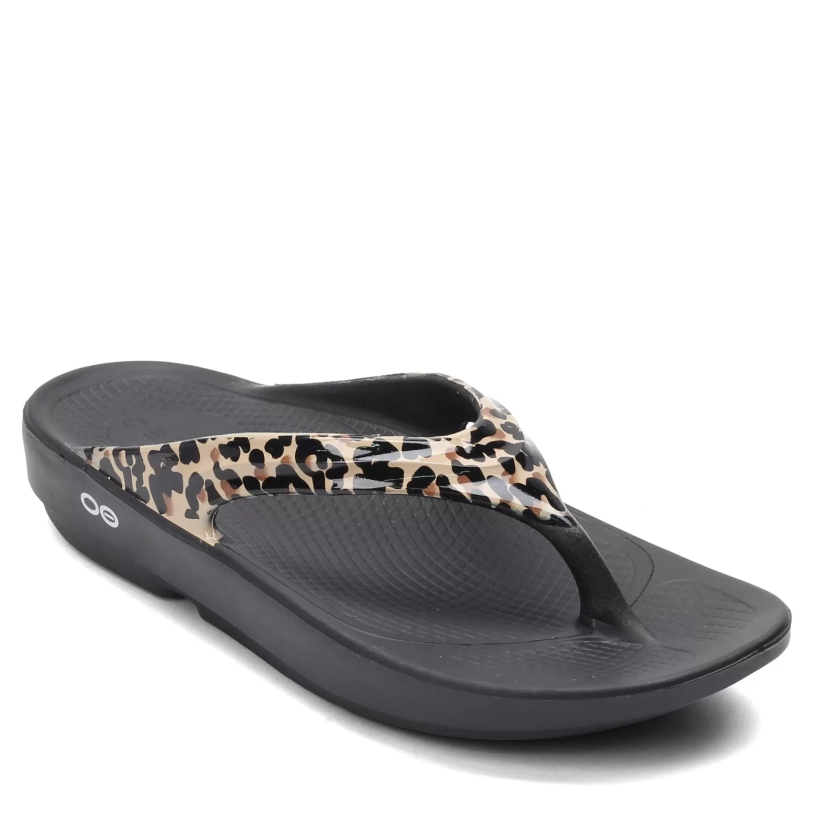 New OOFOS Women's , OOlala Sandal Leopard