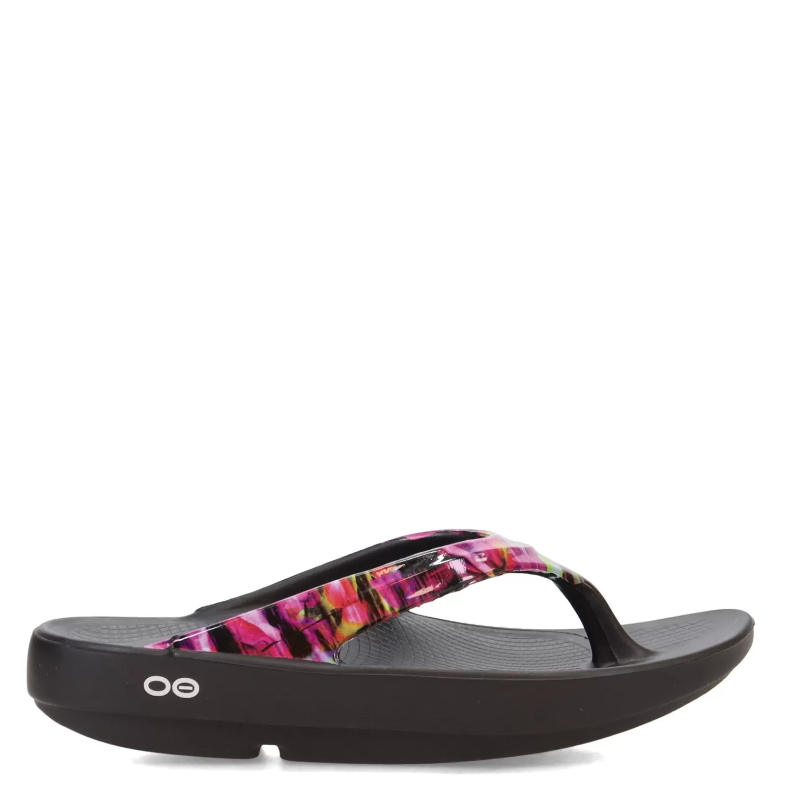 Clearance OOFOS Women's , OOlala Sandal Neon Rose