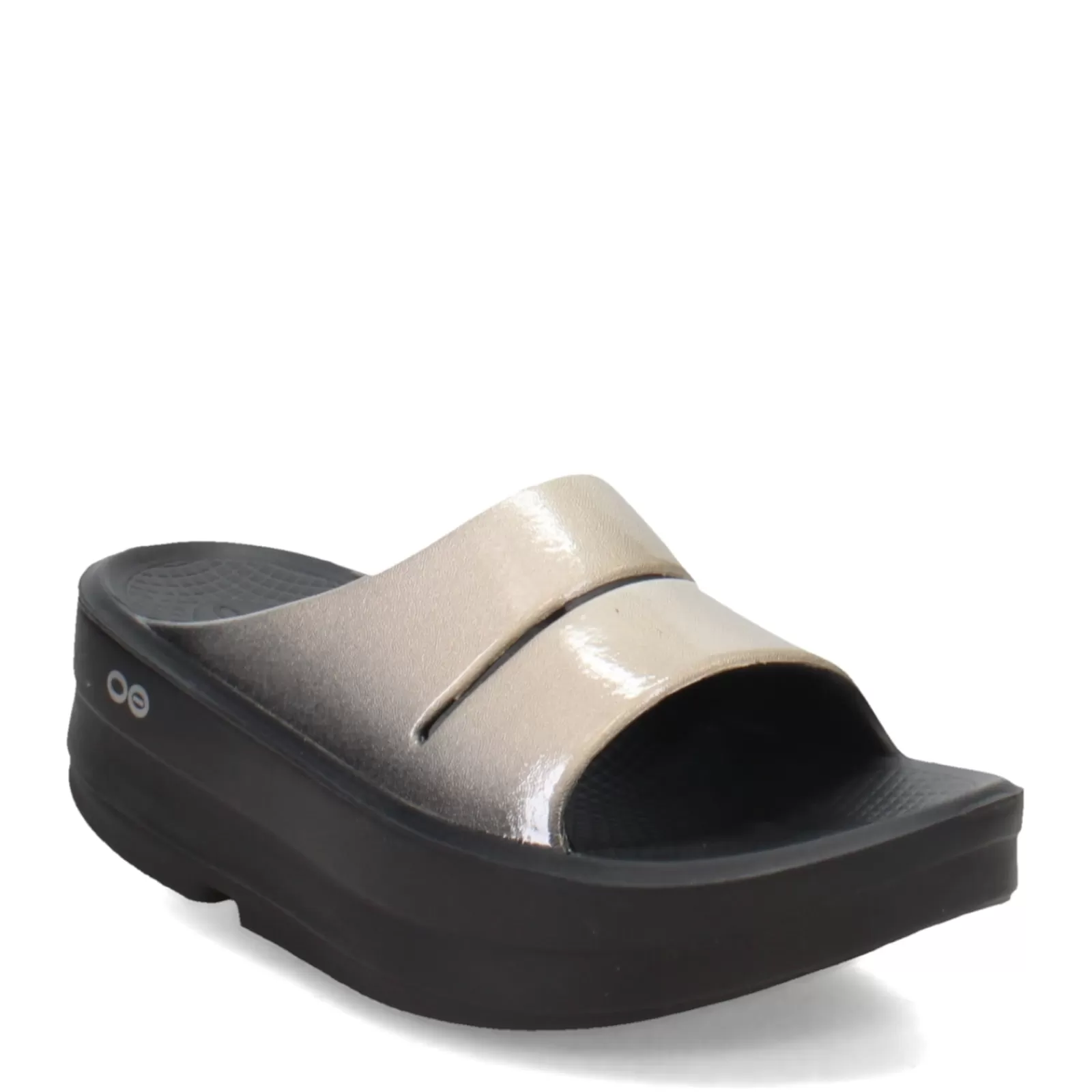 Outlet OOFOS Women's , OOmega OOahh Luxe Sandal Latte