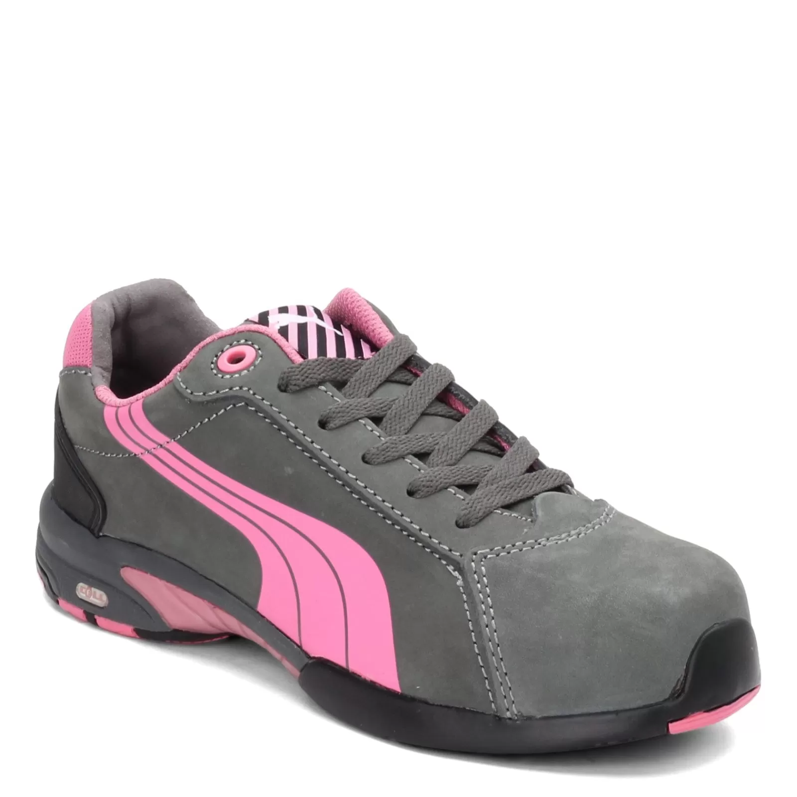 Outlet Puma Safety Women's Puma, Balance Steel Toe Work Shoe Grey Pink