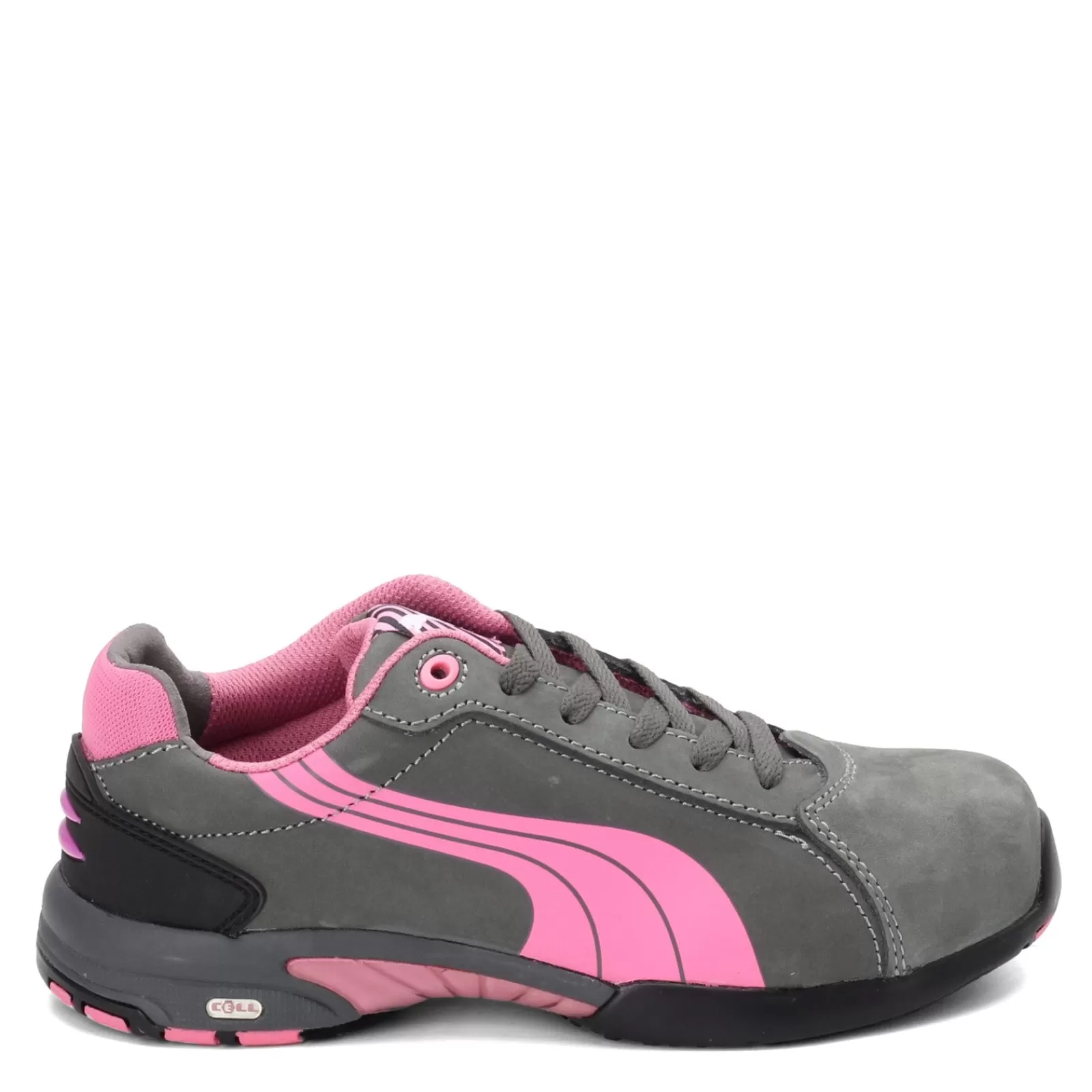 Outlet Puma Safety Women's Puma, Balance Steel Toe Work Shoe Grey Pink