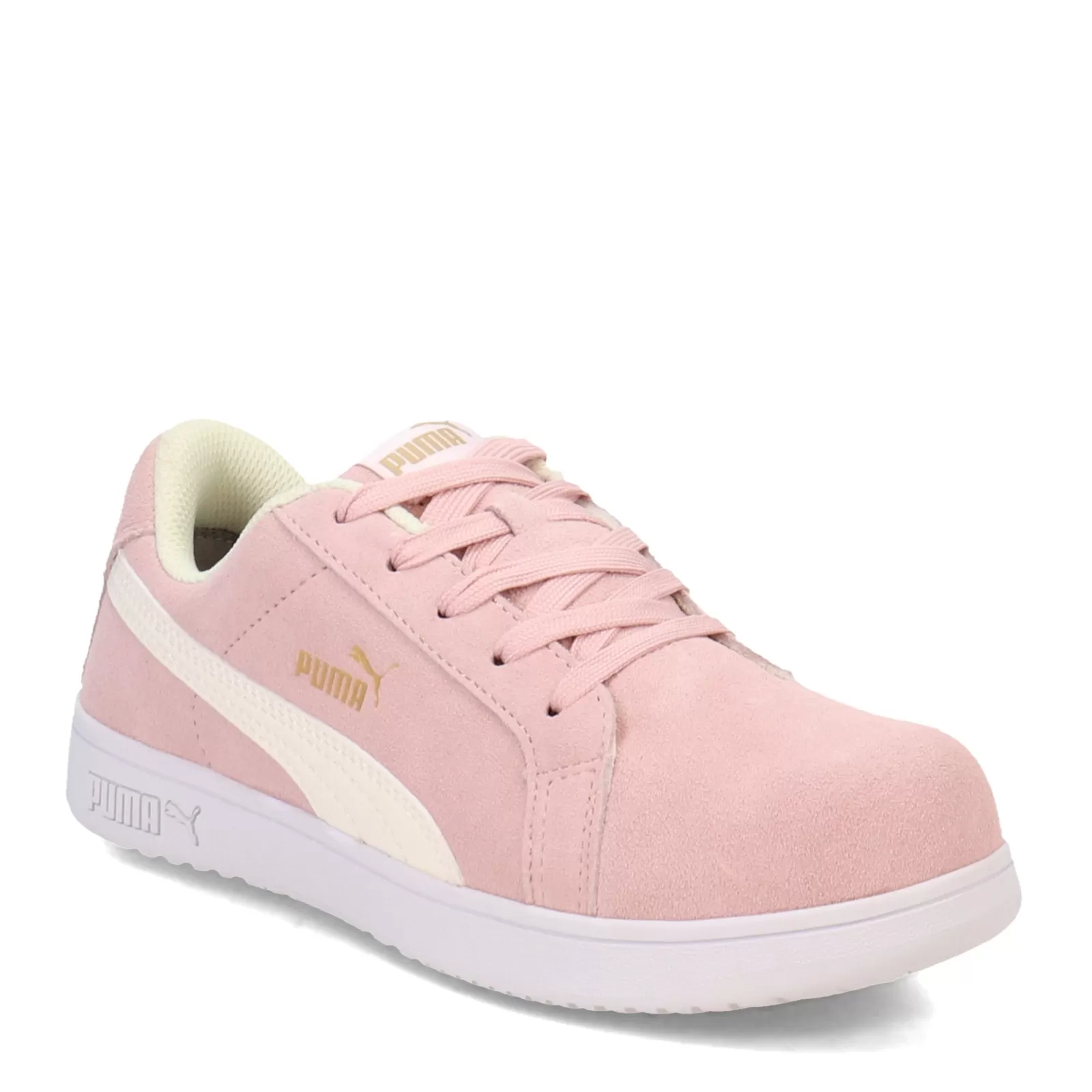 New Puma Safety Women's Puma, Iconic Suede Low Work Shoe Pink