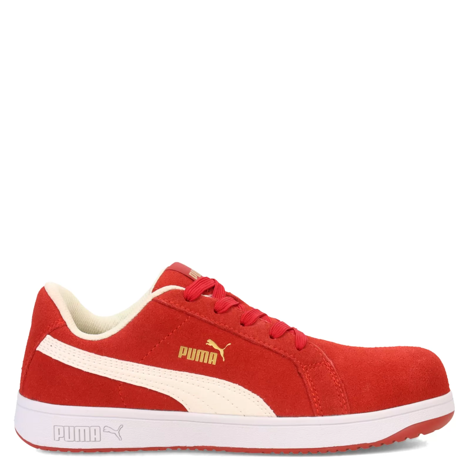 Shop Puma Safety Women's Puma, Iconic Suede Low Work Shoe Red