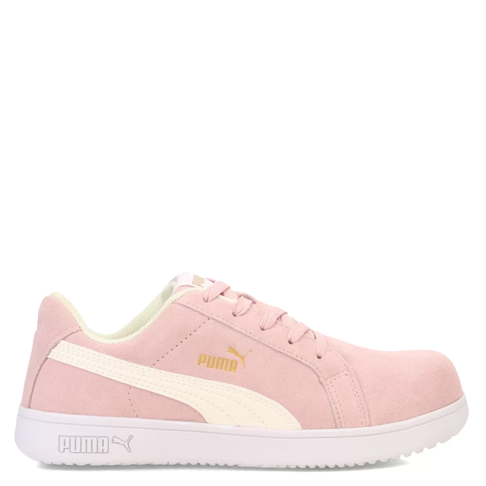 New Puma Safety Women's Puma, Iconic Suede Low Work Shoe Pink