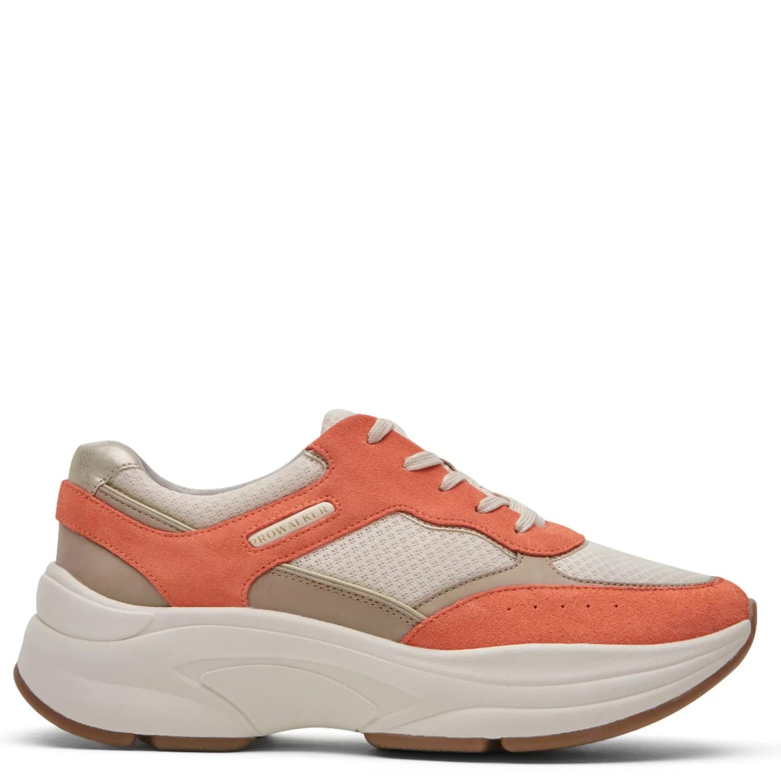 Clearance Rockport Women's , Prowalker ECO Walking Shoe Tan Orange