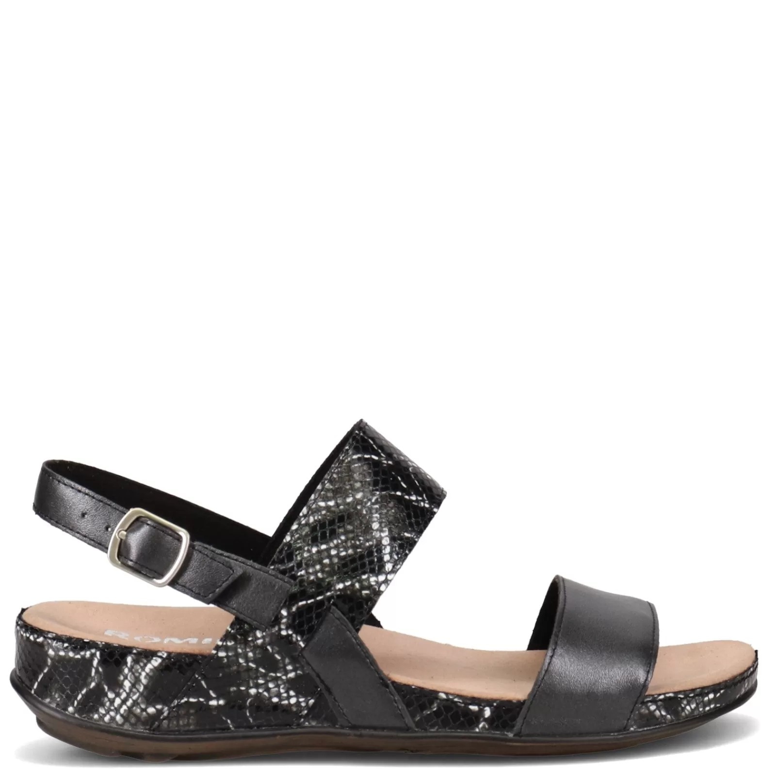 Best Romika Women's , Fidschi 67 Sandal Black Snake Print